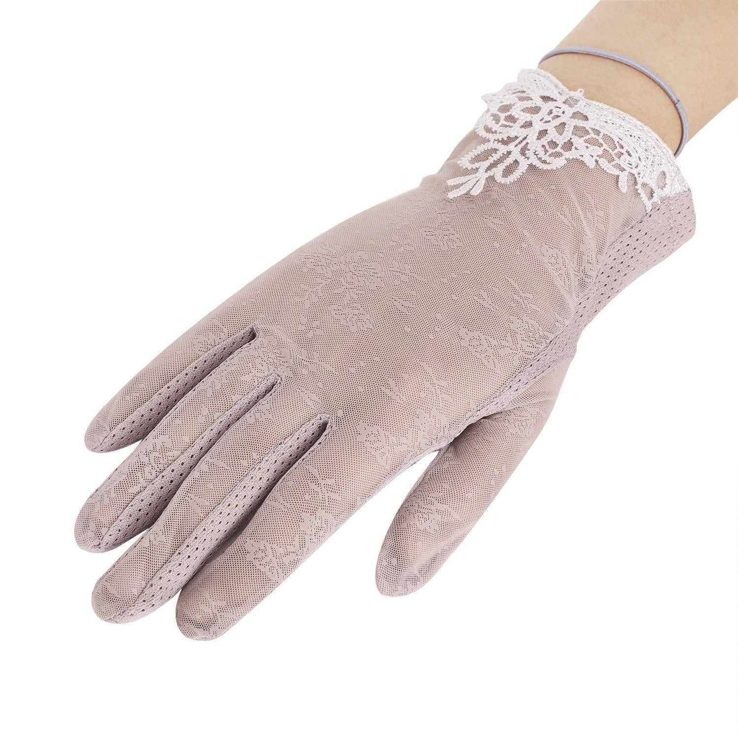 LuxusKollektion Abendhandschuhe Damen Handschuhe Spitze UV-Schutz Touchscreen Fest (1-St)