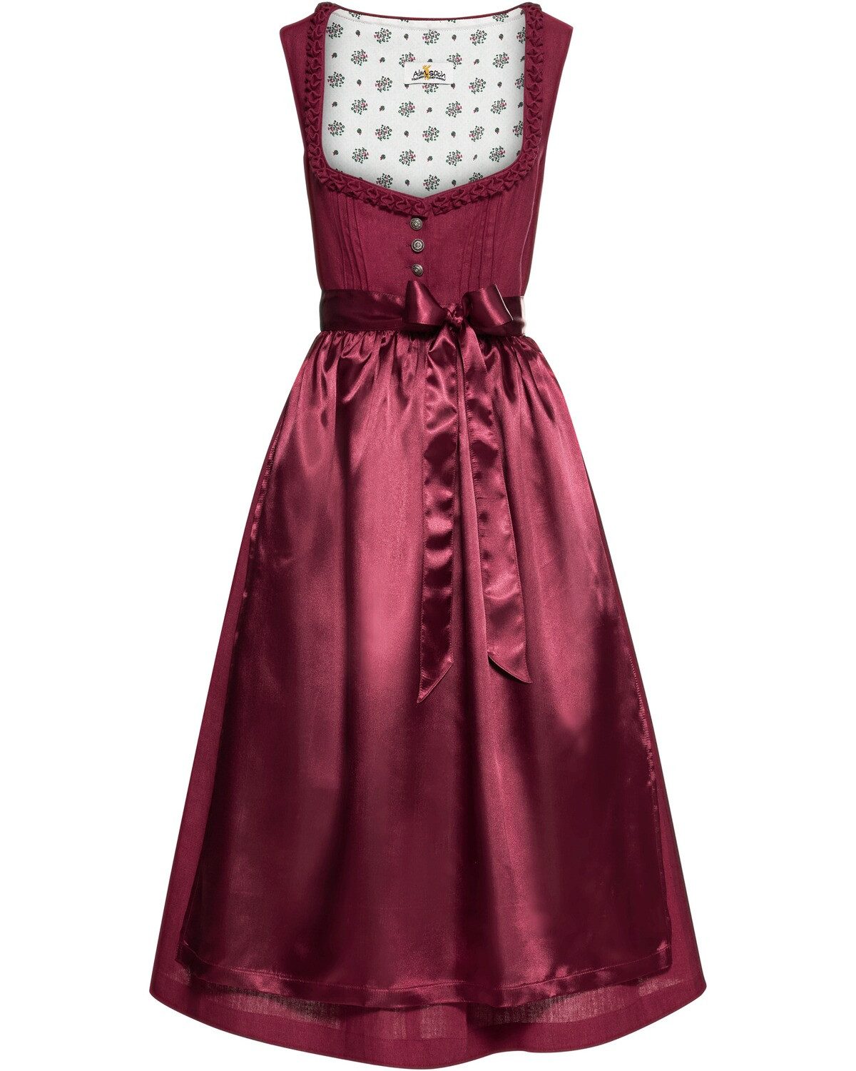 Almsach Dirndl Langes Leinendirndl