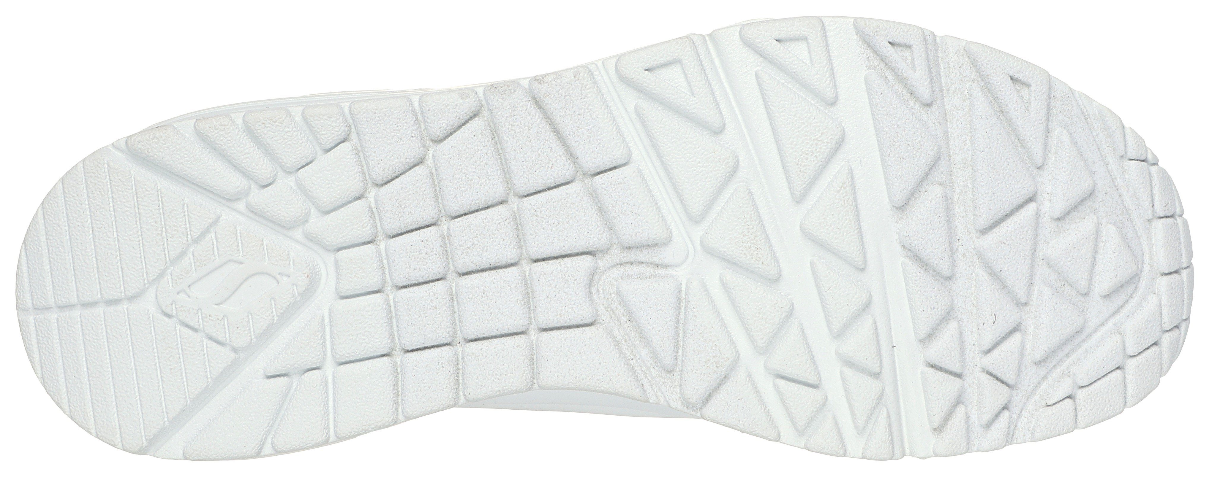 Skechers UNO - POP BACK Sneaker Freizeitschuh, Halbschuh, Schnürschuh komfortabler Skech-Air Funktion