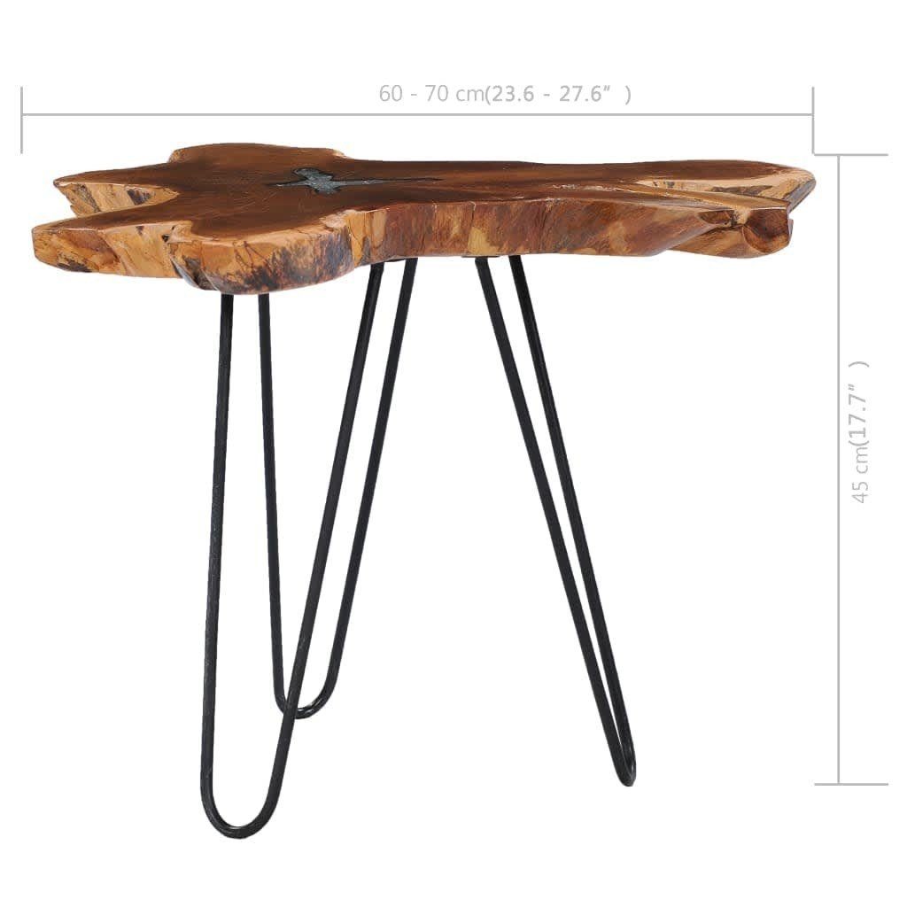 Massivholz tinkaro Braun Teak Couchtisch Wohnzimmertisch LILY