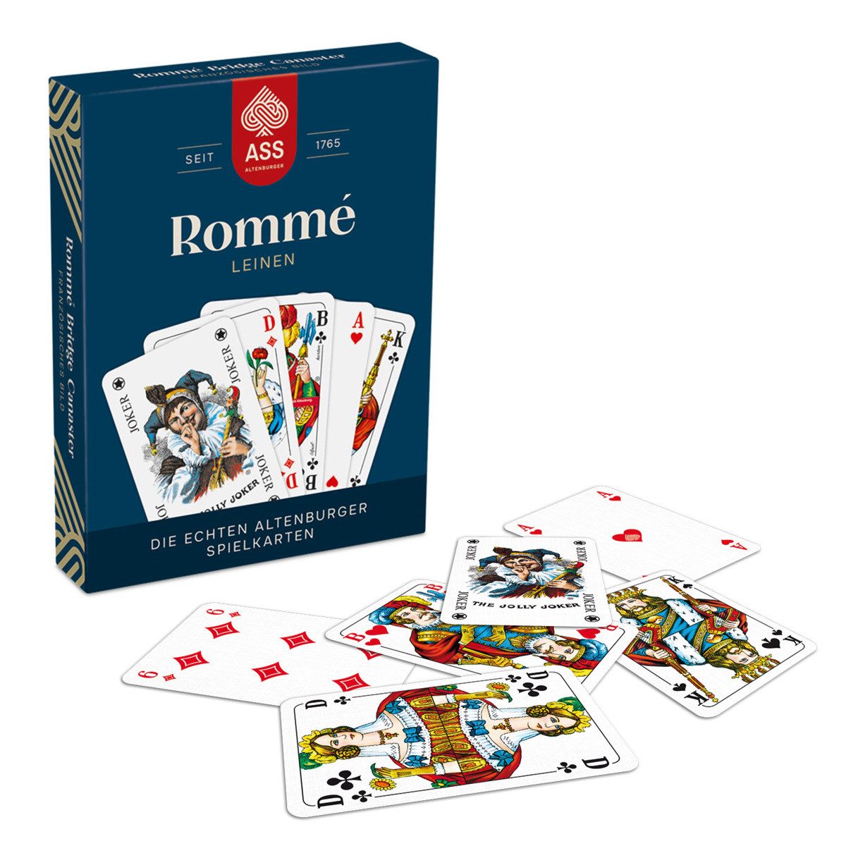 Cartamundi Spiel Spielkarten Rommé Leinen französisches Bild