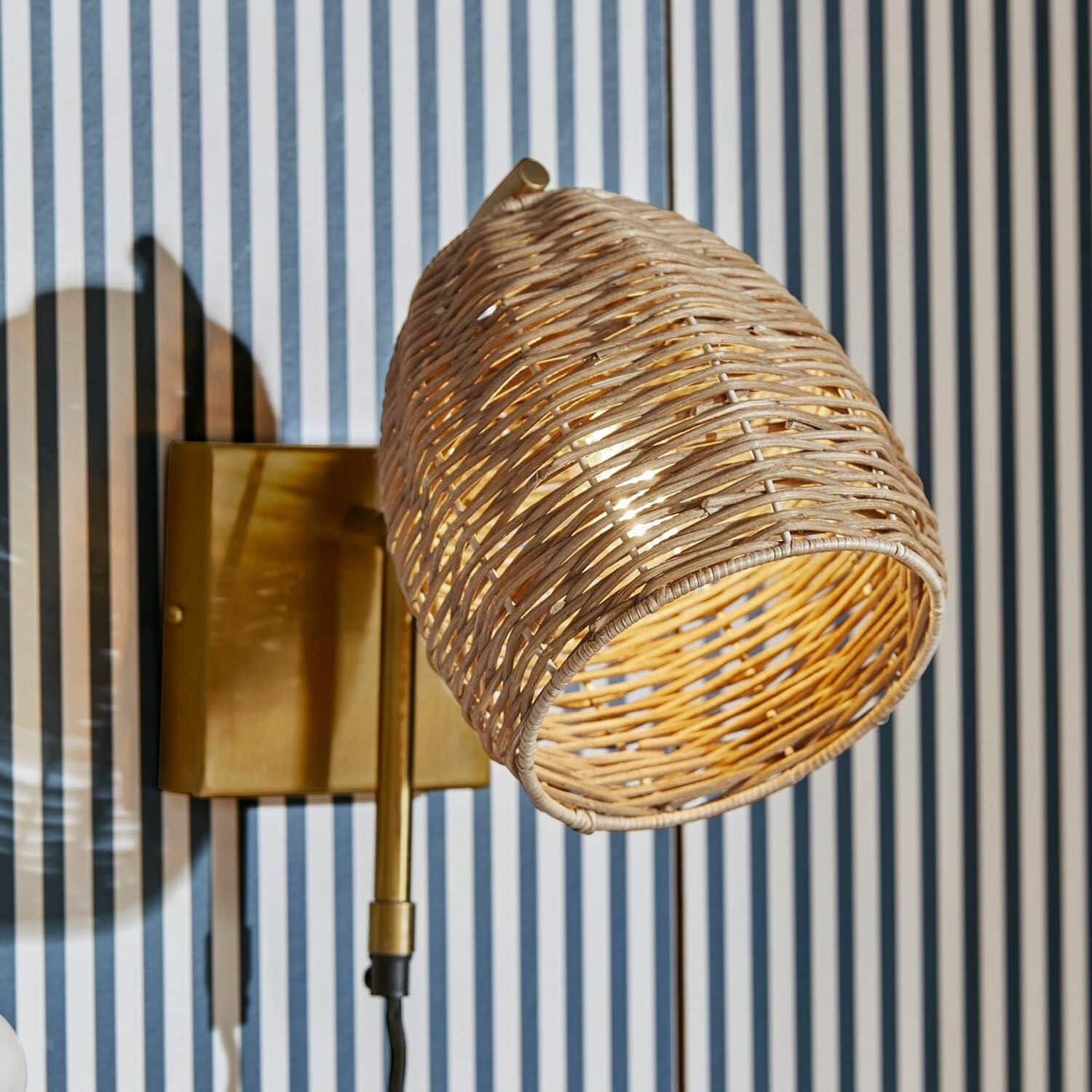 Mirabeau Wandleuchte Wandlampe Anglemont braun