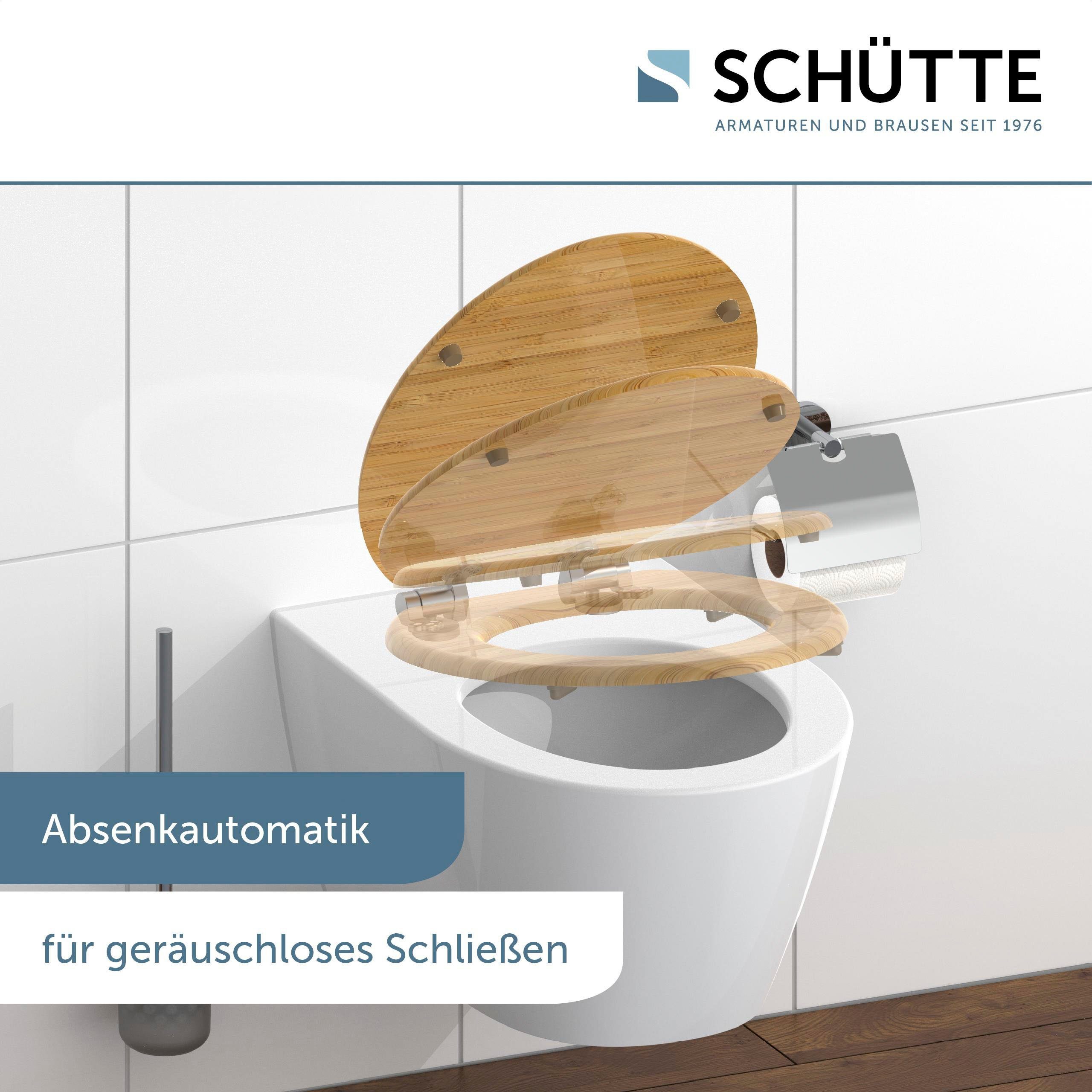 Schütte WC-Sitz Don`t Hurry, Absenkautomatik, Holzkern, Motivdruck, MDF