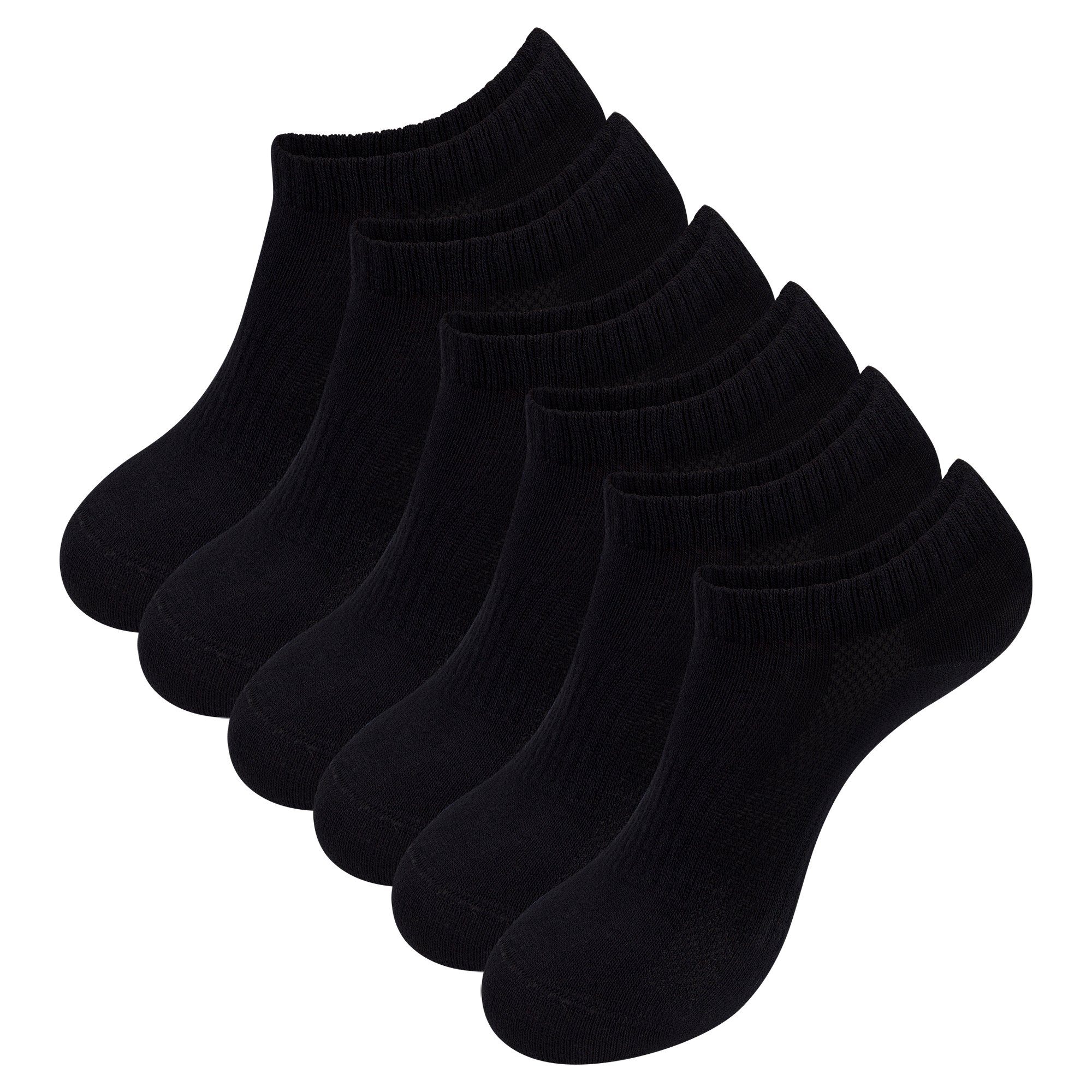 Universum Sportwear Sneakersocken Herren und Damen Ankle Socks 6er-Pack (6er-Pack, 6 Sockenpaare) Sneaker Socken