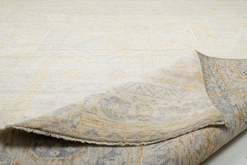 Teppich Handgeknüpfter Wollteppich - Vintage Patch - YANO - 250 x 300 cm, THEKO, Rechteckig