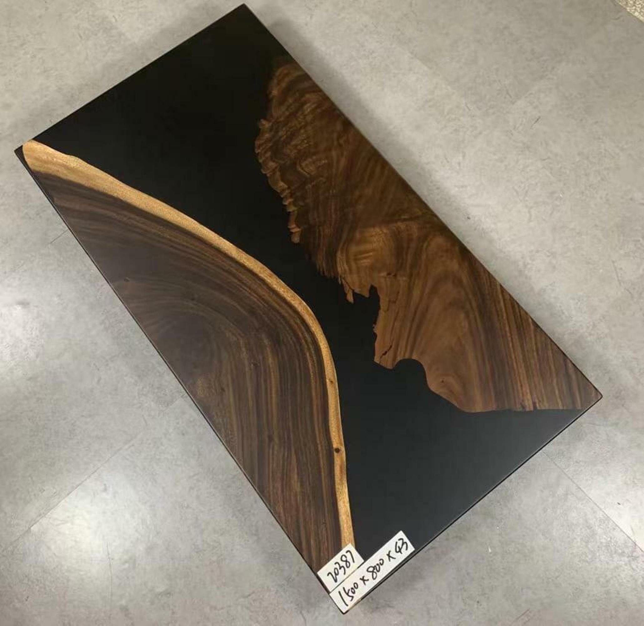 JVmoebel Esstisch, Luxus River Table Epoxidharz Esstisch Massiv Tische 150x80 cm
