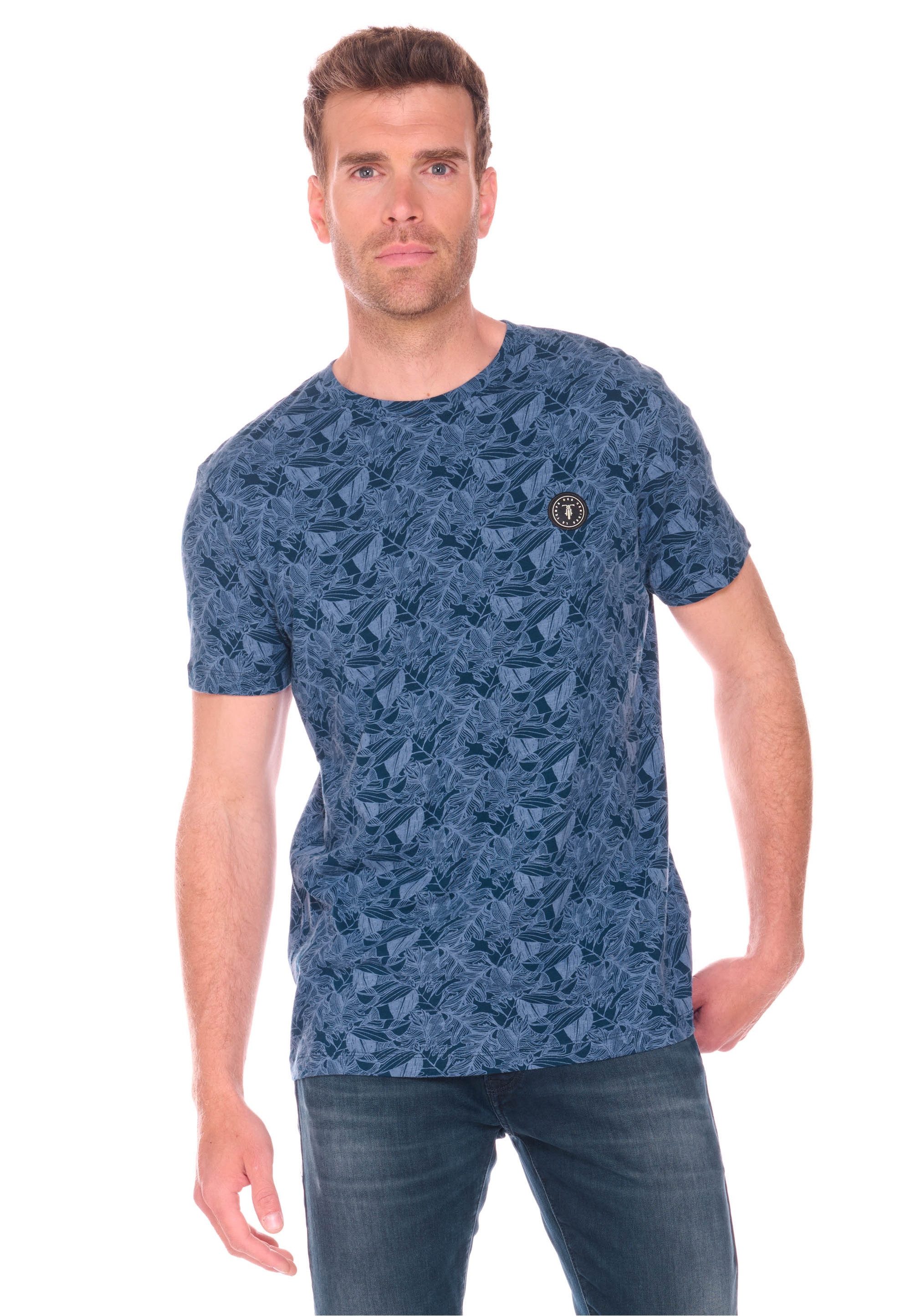 Le Temps Des Cerises T-Shirt ROBAS mit angesagtem Allover-Print