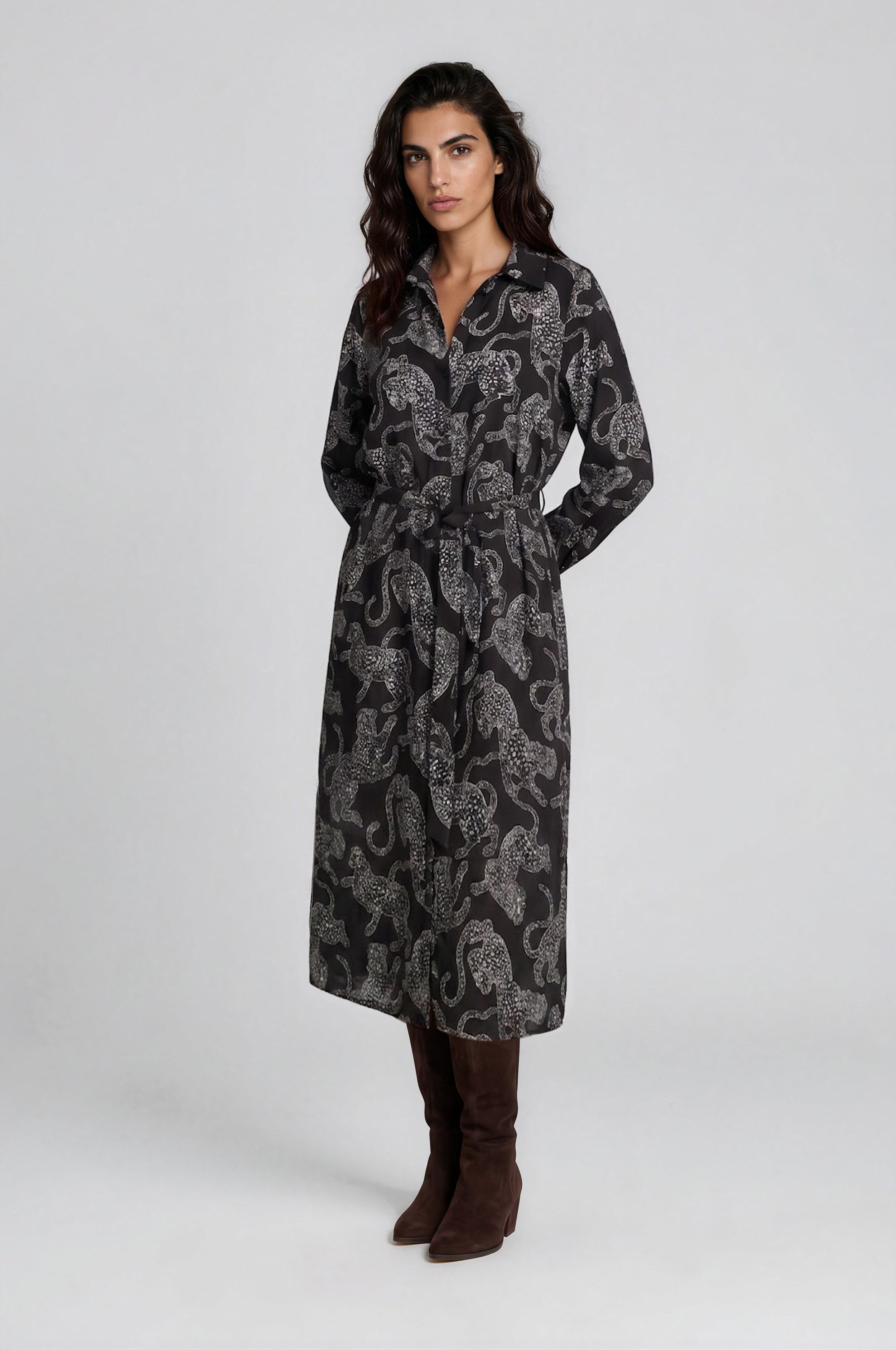 Milano Italy Sommerkleid mit Bindegürtel