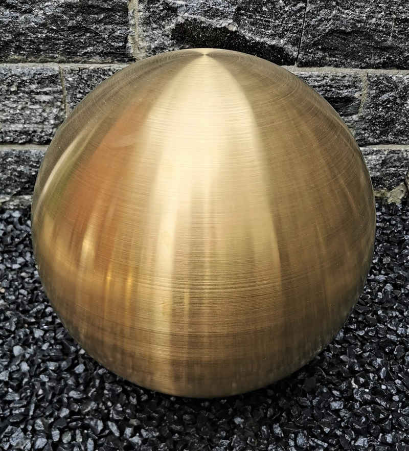 Jürgen Bocker - Gartenambiente Dekokugel Dekorationskugel Edelstahl Gold matt 15-50 cm Gartendekoration