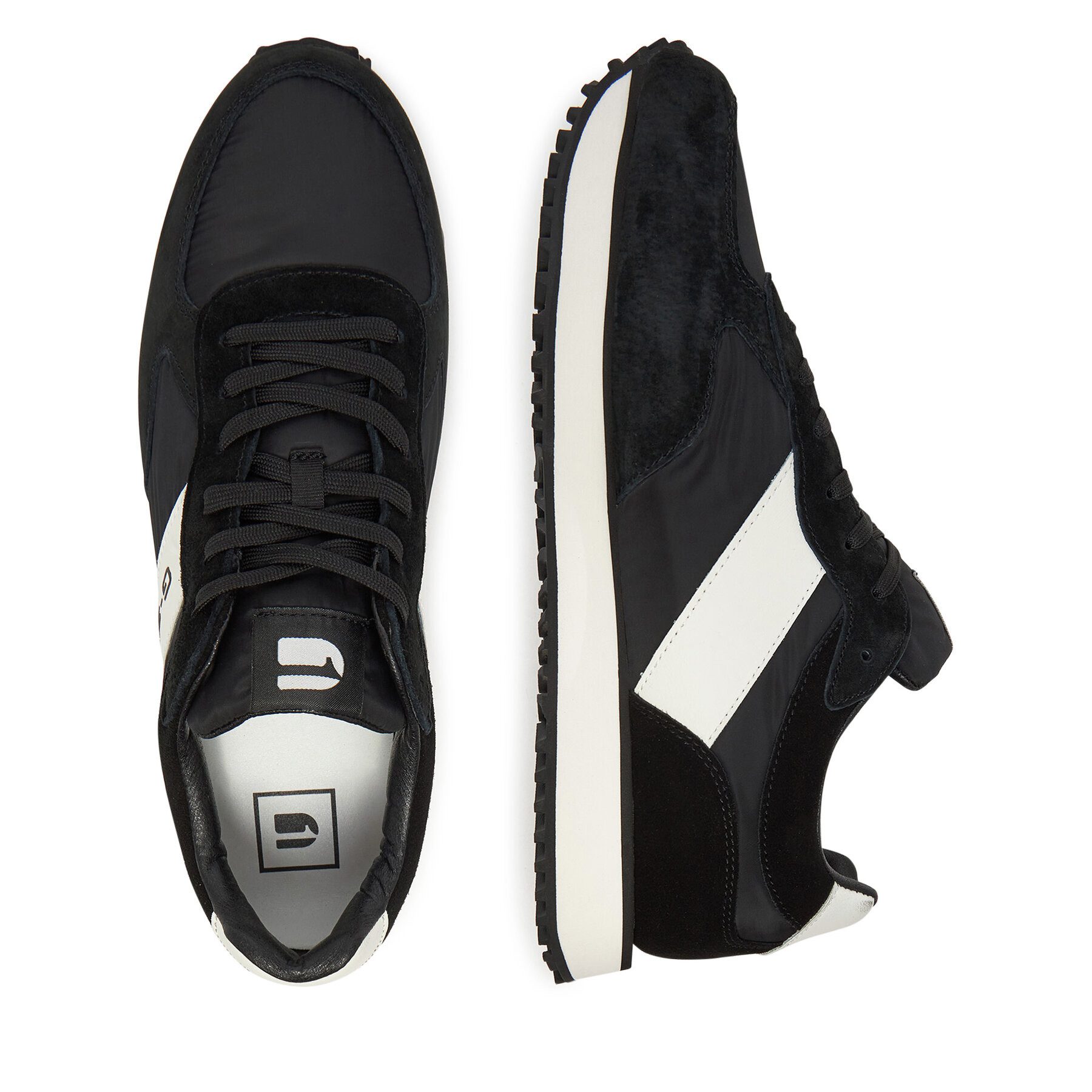 G-STAR G Star Raw Herren Turnschuhe XAVIER-01-WE Schwarz Walkingschuh