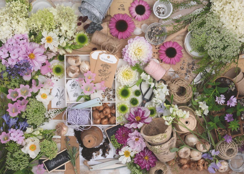 Ravensburger Puzzle 1000 Teile Ravensburger Puzzle Prachtvolle Blumenliebe günstig online kaufen