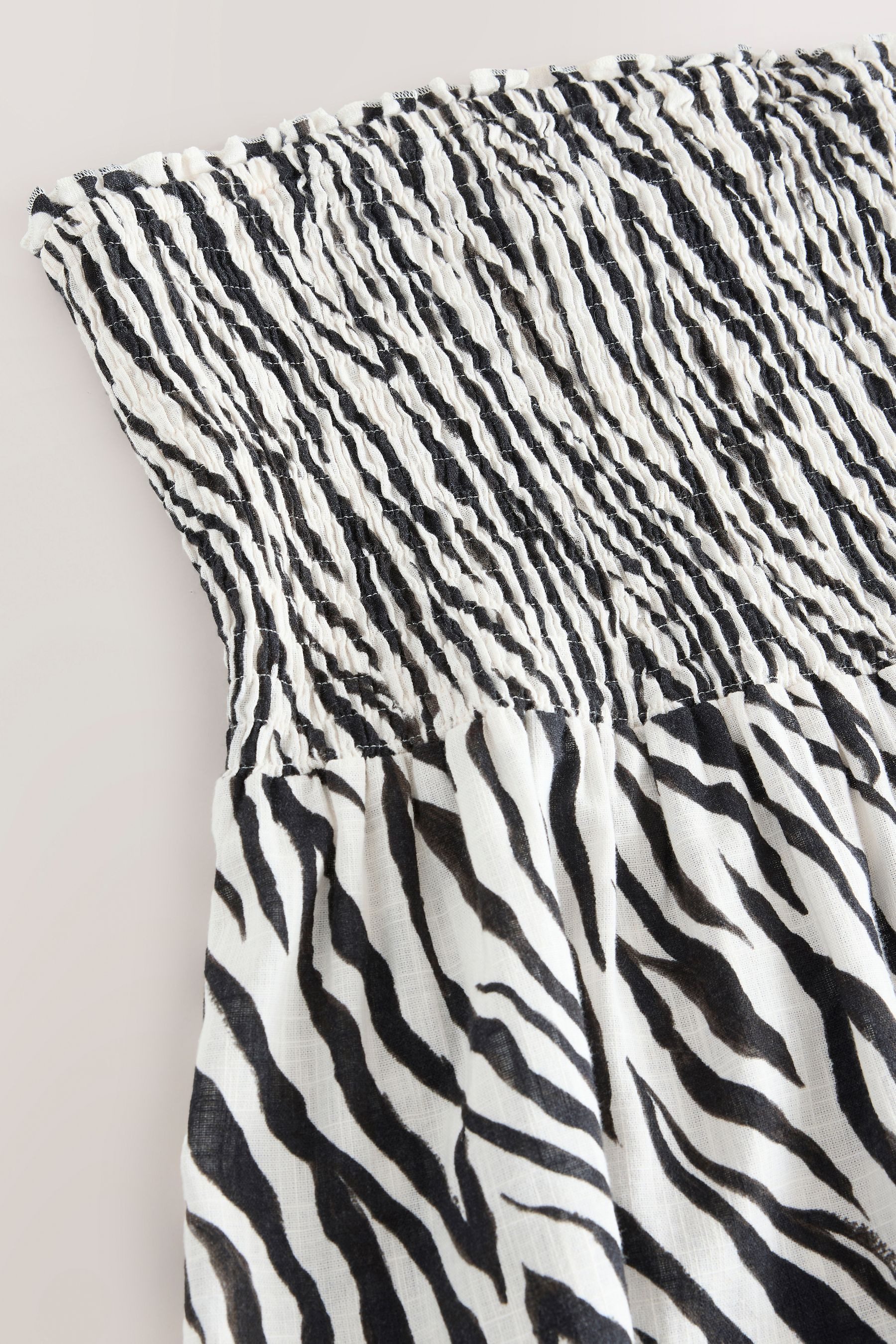 Next Bandeautop Bandeau-Schlauchtop mit Schößchen, Kurzgröße (1-tlg)