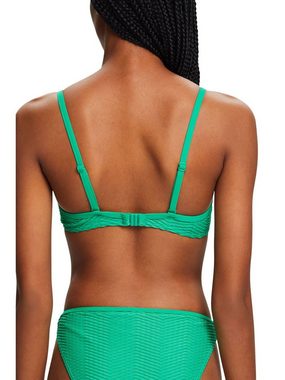 Esprit Bügel-Bikini-Top Recycelt: Wattiertes Bikinitop mit Struktur