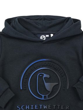 Schietwetter Kapuzenpullover Unisex geprägtes Logo