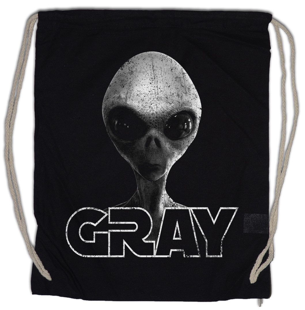 Urban Backwoods Turnbeutel Gray Alien Invader II Turnbeutel Grey UFO Vril Flugscheibe Haunebu (1-tlg), Majestic 12 Grey Area