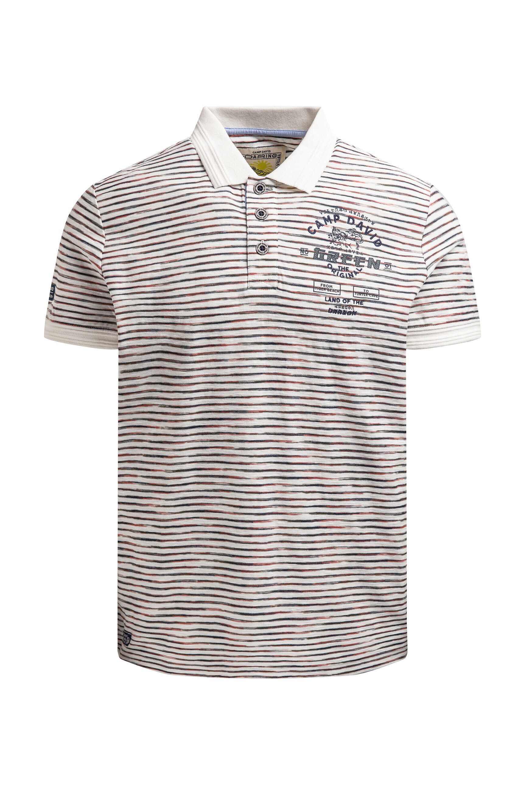 CAMP DAVID Poloshirt aus Baumwolle