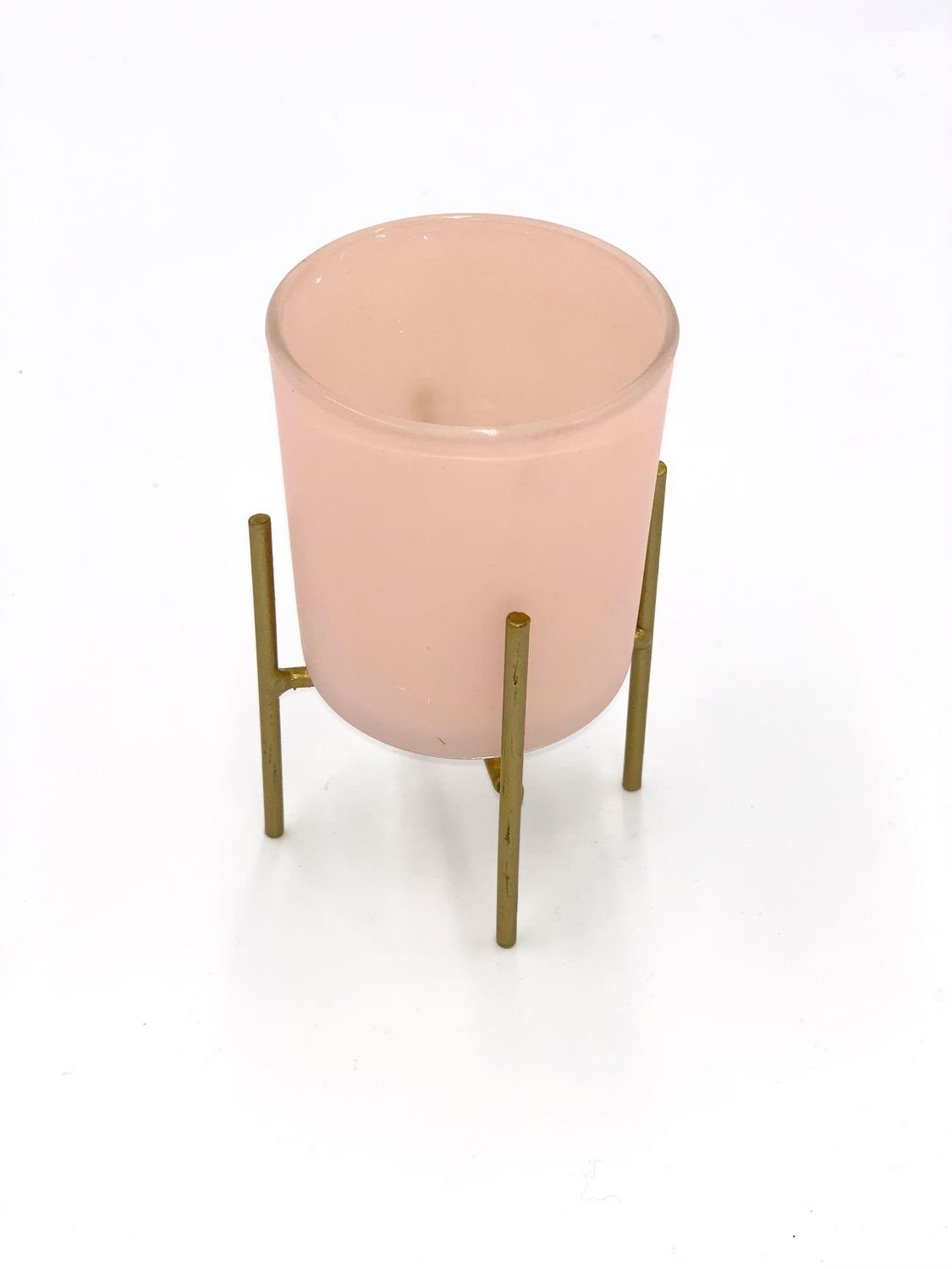 Set Deko BURI Kerzenständer Kerzenhalter Kerzenständer rosa Teelichthalter Windlicht