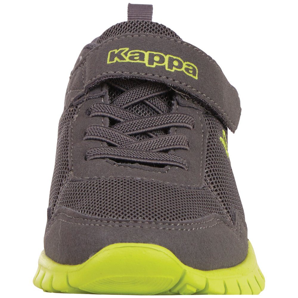 Kappa Sneaker grey-lime bequem Kinder & - für leicht besonders