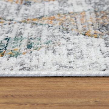 Teppich Wohnzimmer Teppich Vintage Kurzflor Boho Design, TT Home, Läufer, Höhe: 12 mm