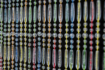 Türvorhang »CASA FREJUS 6 Perlenvorhang bunt«, La Tenda, Ösen, 90 x 210 cm, Perlen - Länge individuell kürzbar