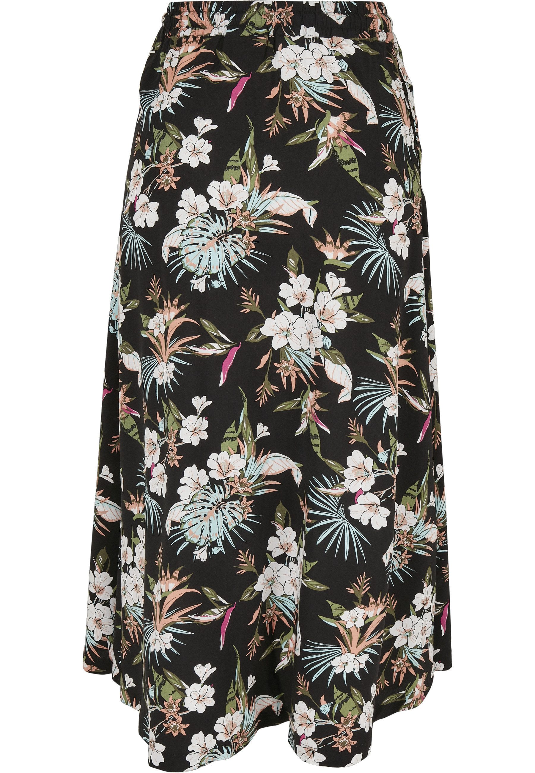 URBAN CLASSICS Jerseyrock Urban Classics Damen Ladies Viscose Midi Skirt (1 günstig online kaufen