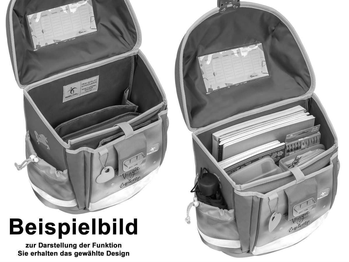 Belmil Schulranzen "Classy" 2026 Set 1. Klasse neue Designs, Pferd, 4tlg.,1. Klasse, Grundschule, Einschulung, Mädchen
