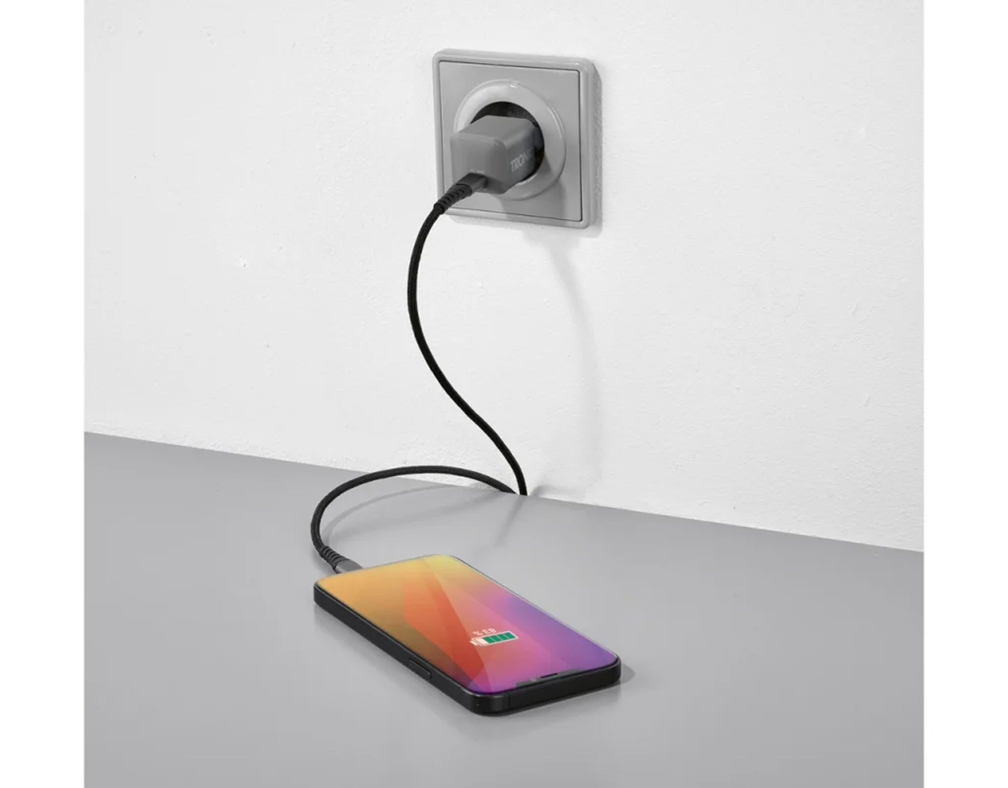 Tronic TRONIC® Schnellladegerät Nano GaN, 45 W, USB-C max. 45 W PD-kompatibel Universal-Ladegerät