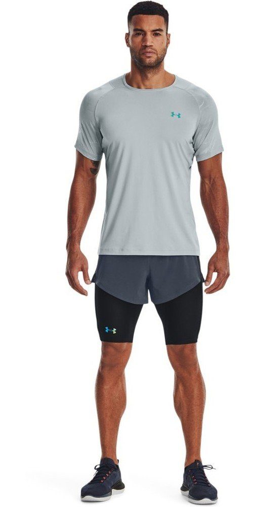 UA Armour® 722 Teal Coastal RUSH Vent Kurzarm-Oberteil T-Shirt Under