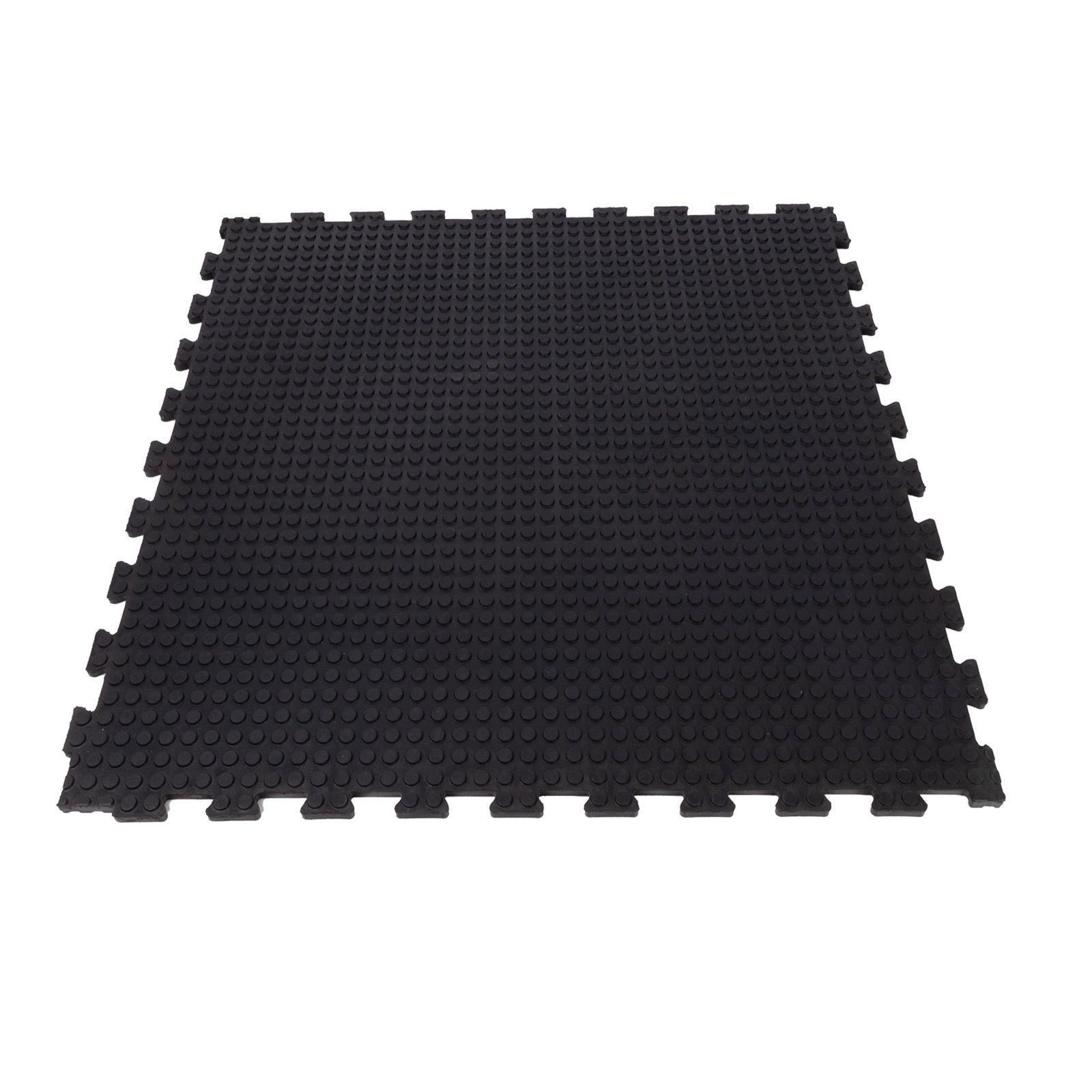 Kubus Gummimatte Puzzle-Stallmatte Maike, Noppen auf Ober- und Unterseite