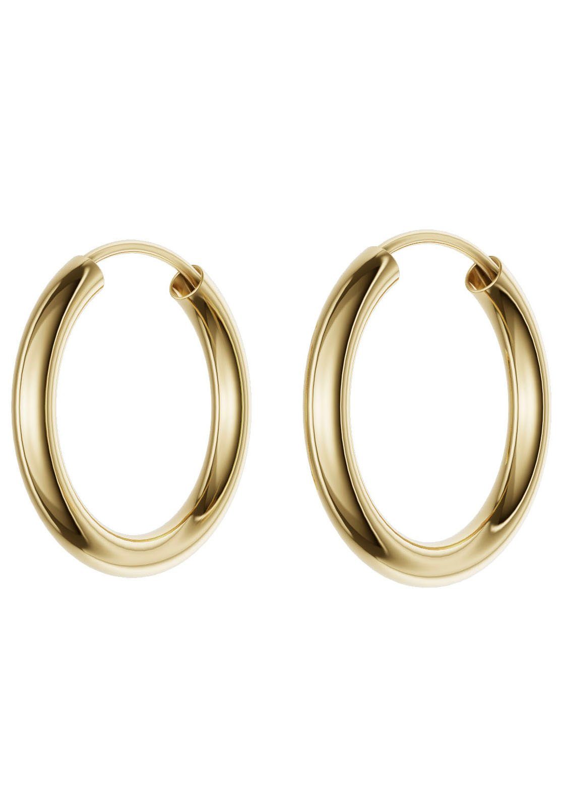 Firetti Paar Creolen Schmuck Geschenk Silber 925 2,5 mm breit, Made in Germany