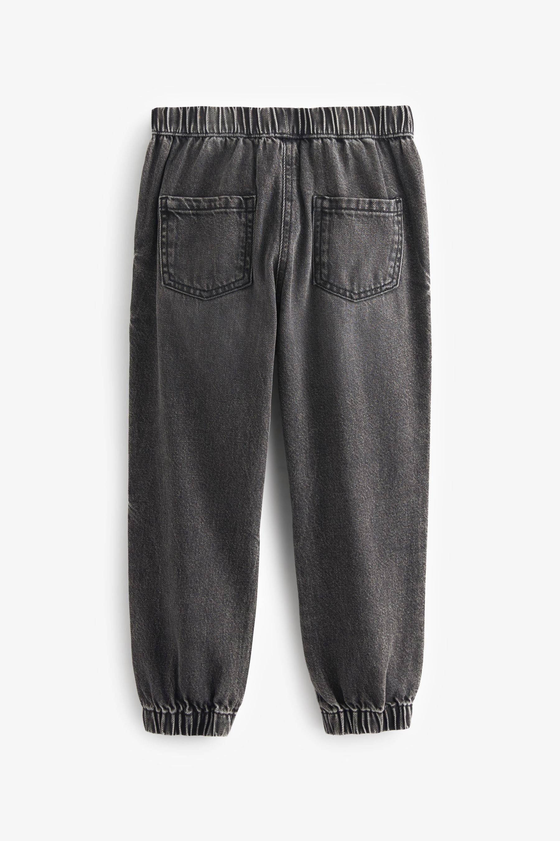 Jogg Grey Denim-Jogginghosen Pants (1-tlg) Next Charcoal