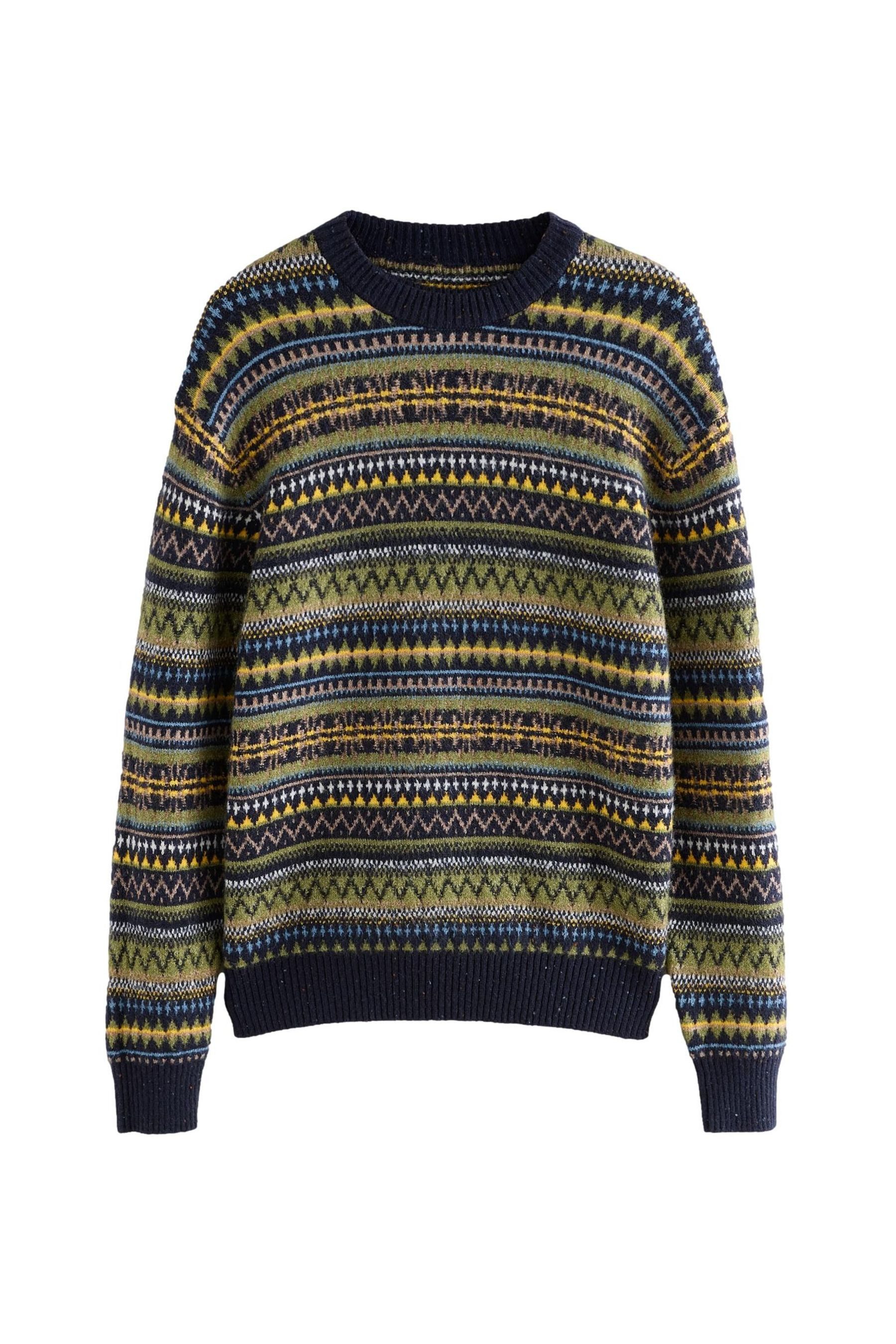 Next Norwegerpullover Regular Fit Pullover mit Fairisle-Muster (1-tlg) günstig online kaufen