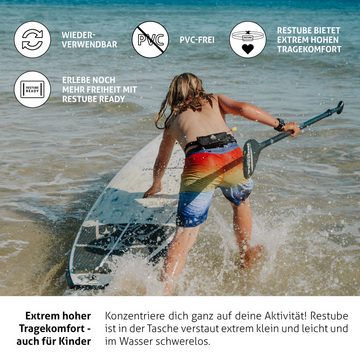 Restube Wasser-Airbag Beach, aufblasbare Schwimmboje für Schwimmen & Schnorcheln, wiederverwendbar