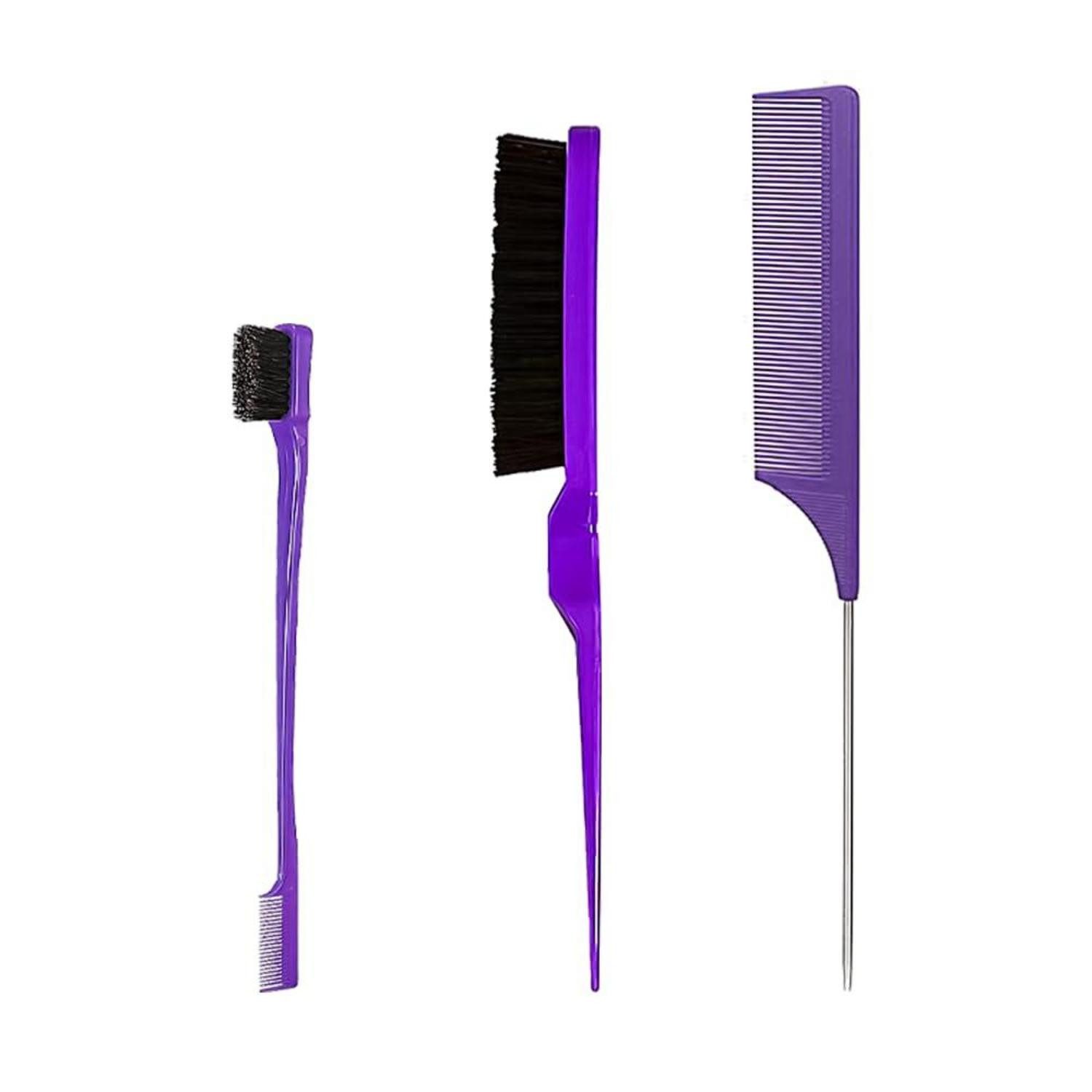 LuxusKollektion Расчески-Set Расчески Set 3-teilig Haarkamm Stylingkämm Haarkantenbürste