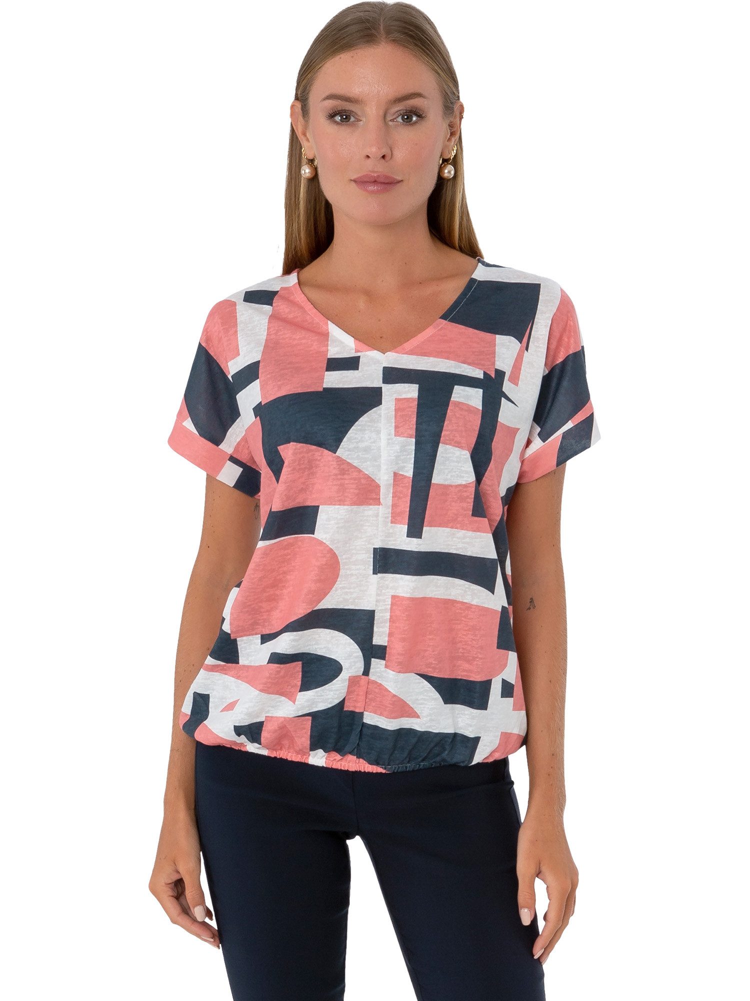 Estefania for woman Kurzarmshirt 194-1652, mit günstig online kaufen