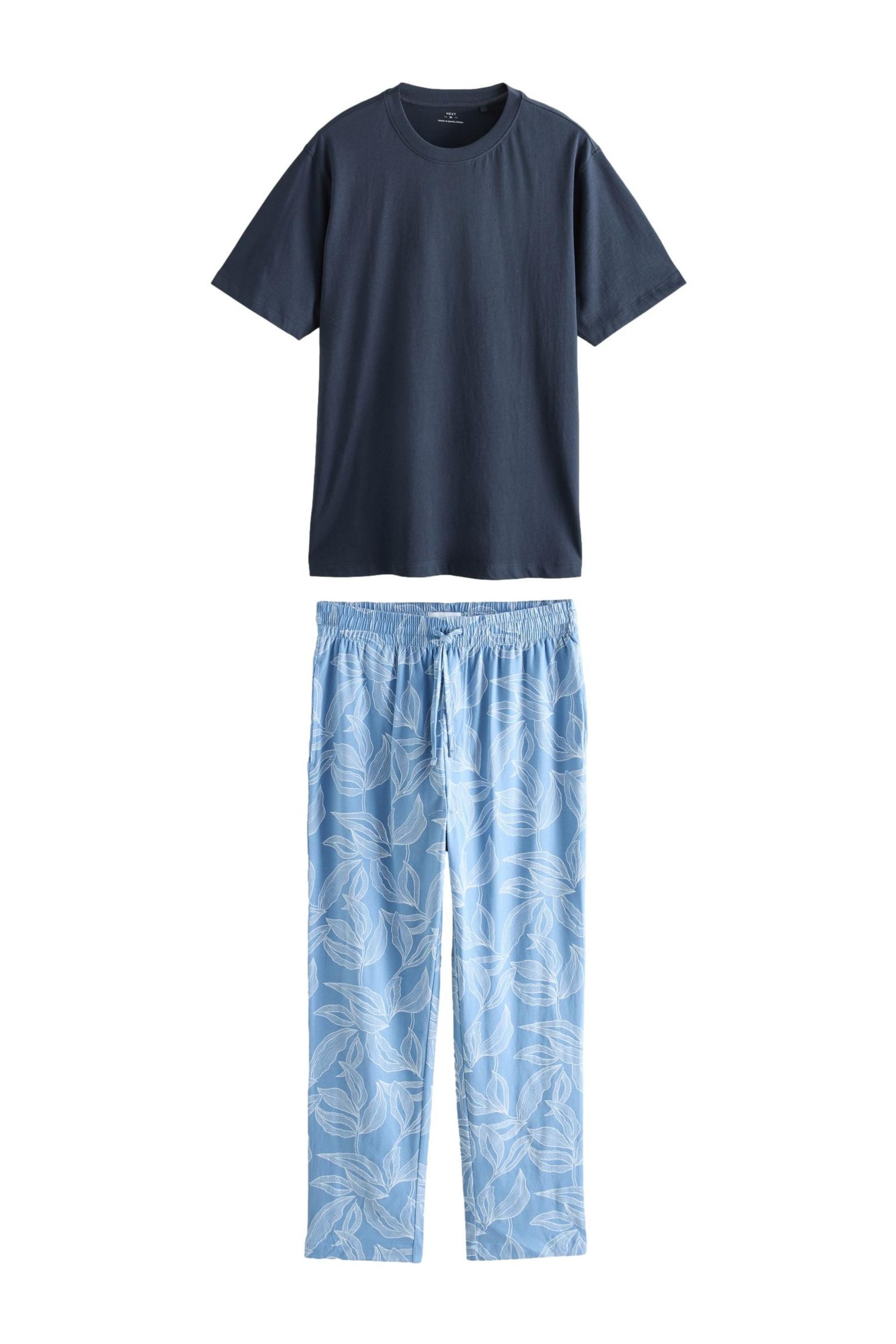 Next Pyjama Kurzärmeliger Schlafanzug mit Print (2 tlg)