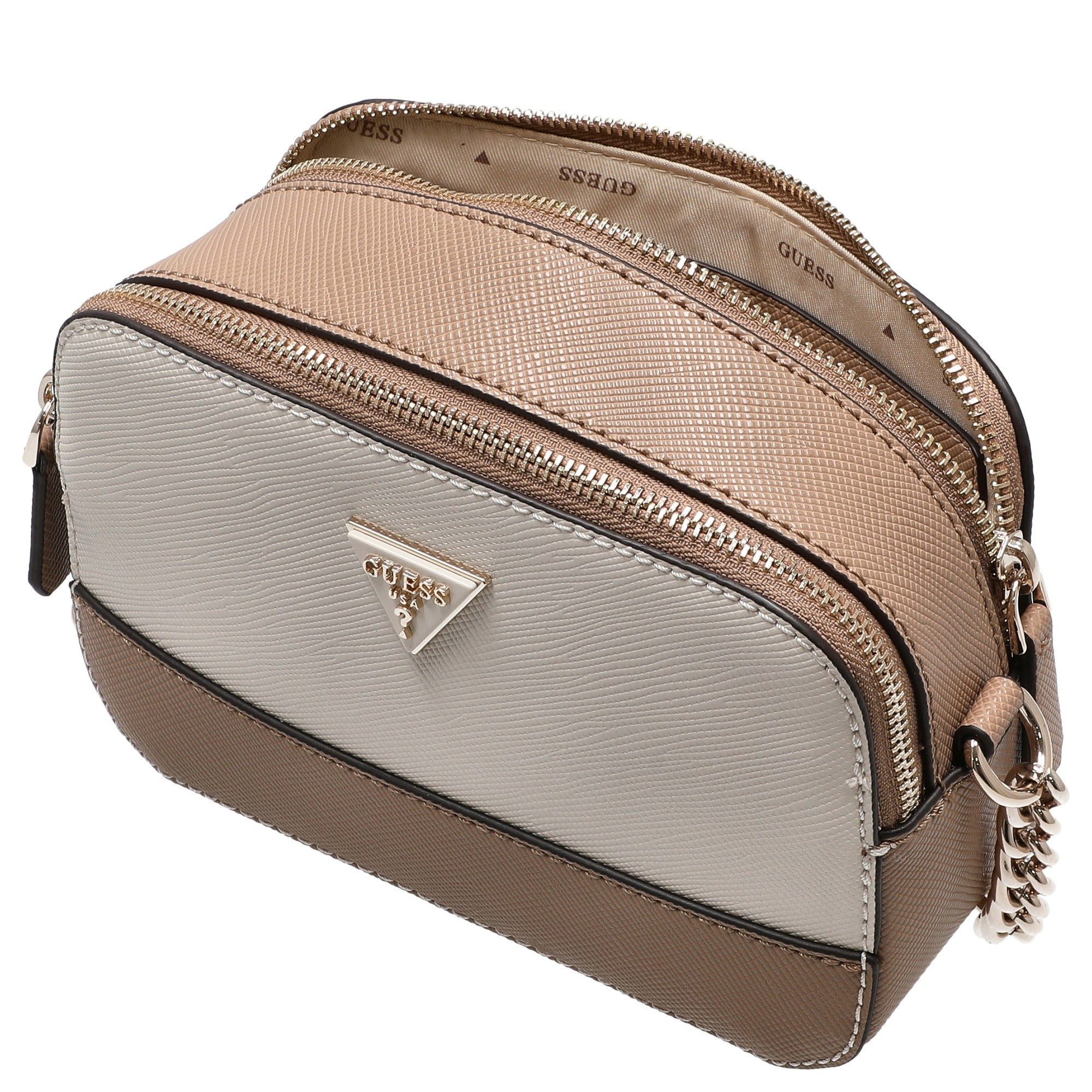 Guess Umhängetasche Noelle II Camera - Umhängetasche 20 cm (tan multi)