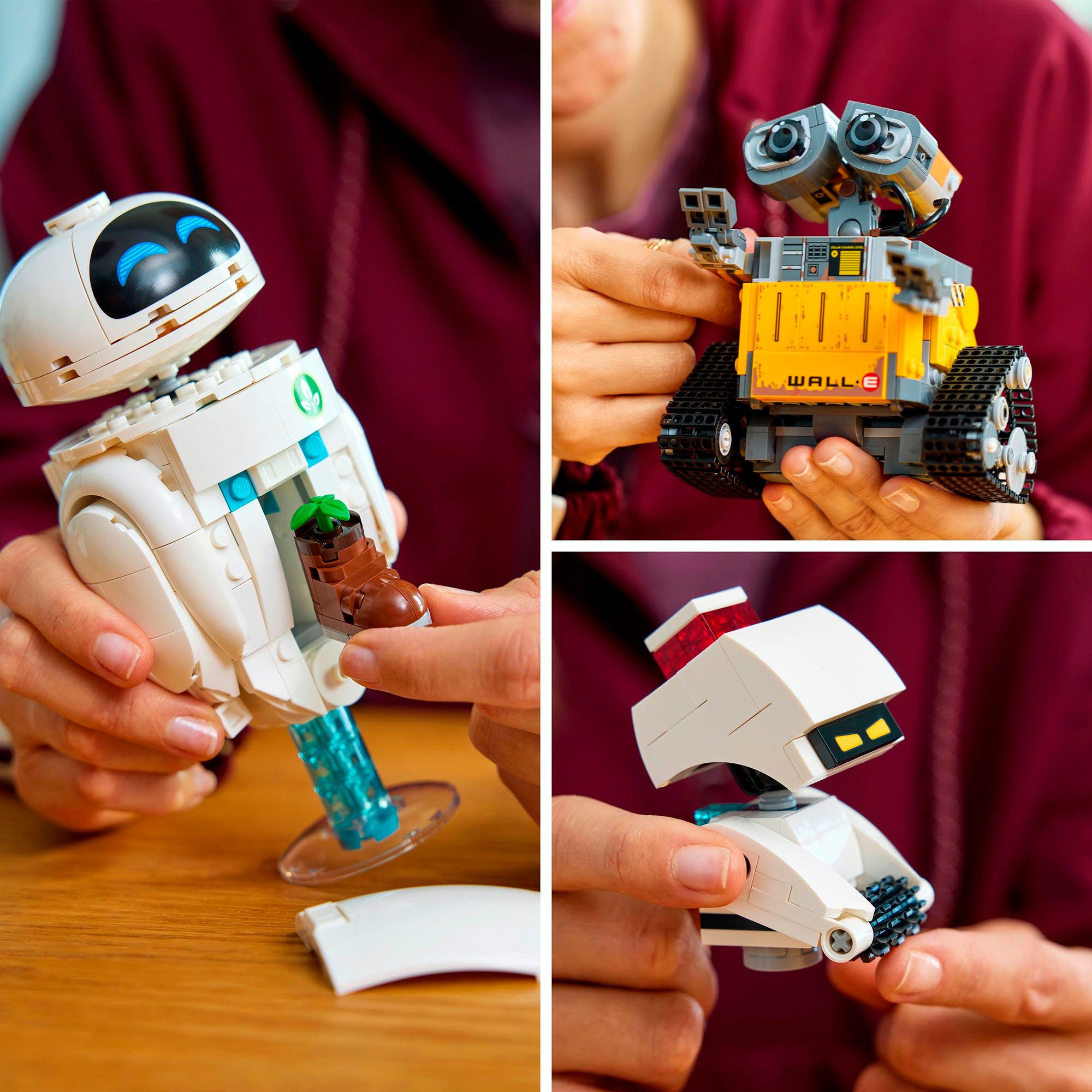 LEGO® WALL-E und EVE (43279), LEGO Disney Pixar Konstruktionsspielsteine, (811 St), Made in Europe