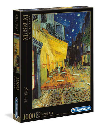 Clementoni® Puzzle Van Gogh Museum Collection Nachtcafe 1000 Teile, 1000 Puzzleteile