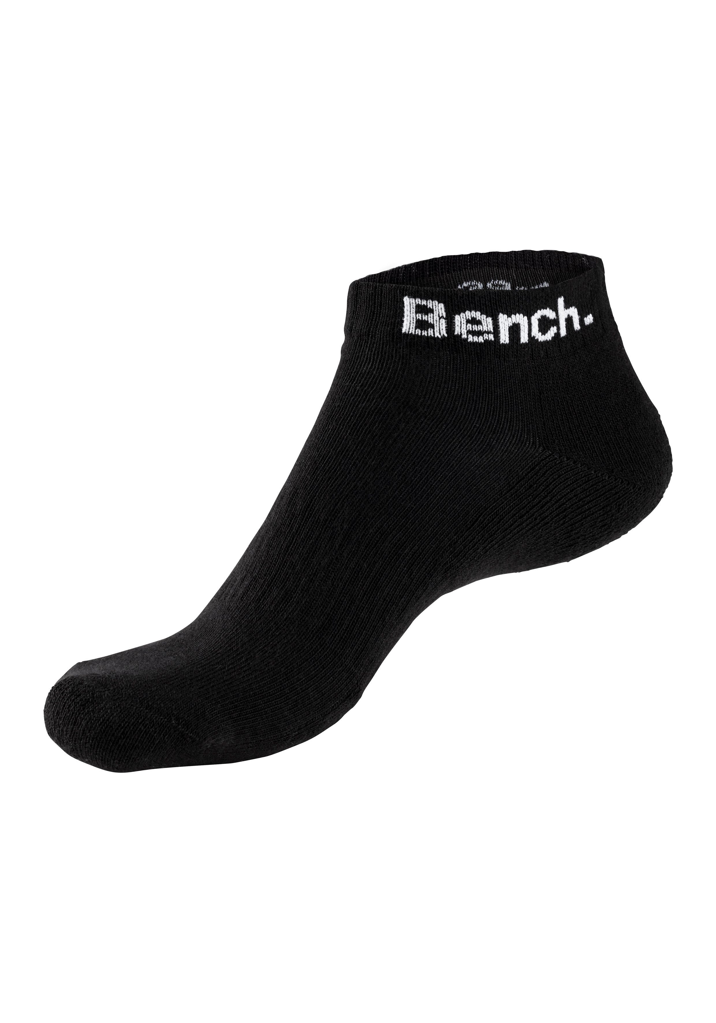 Bench. Sportsocken Damen Herren Tennis Kurzsocken (Packung, 12-Paar, Quarter socken Gr. 35-38 bis 47-48) mit Halbfußfrottee und Mittelfußgummi