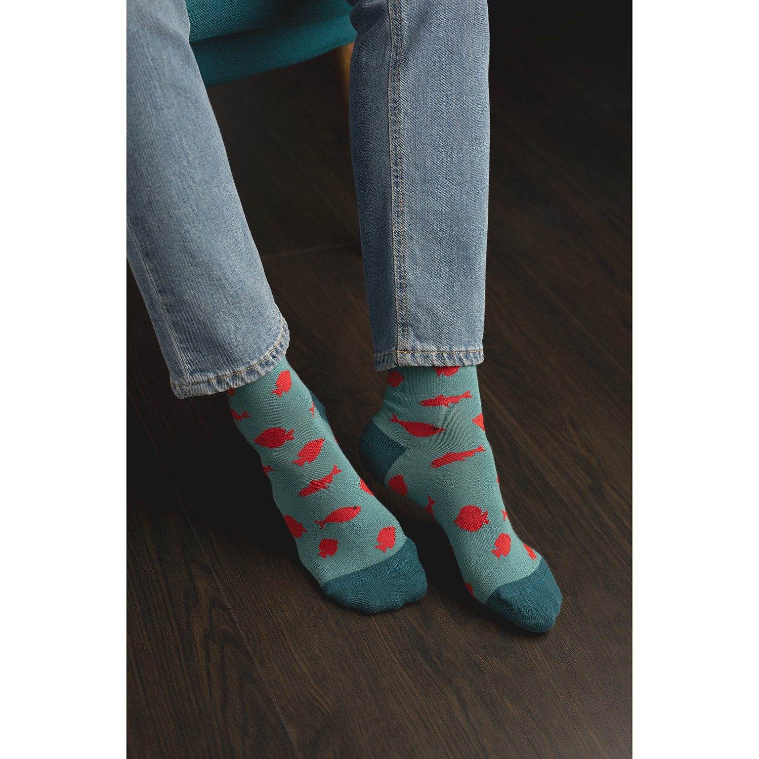 Footstar Basicsocken Damen/Herren Bunte Motiv Socken Funny Baumwollsocken – Bild 4 von 4