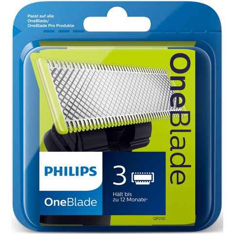 Philips Ersatzscherteil OneBlade QP230/50, Set, 3 St., passt auf alle OneBlade Handstücke