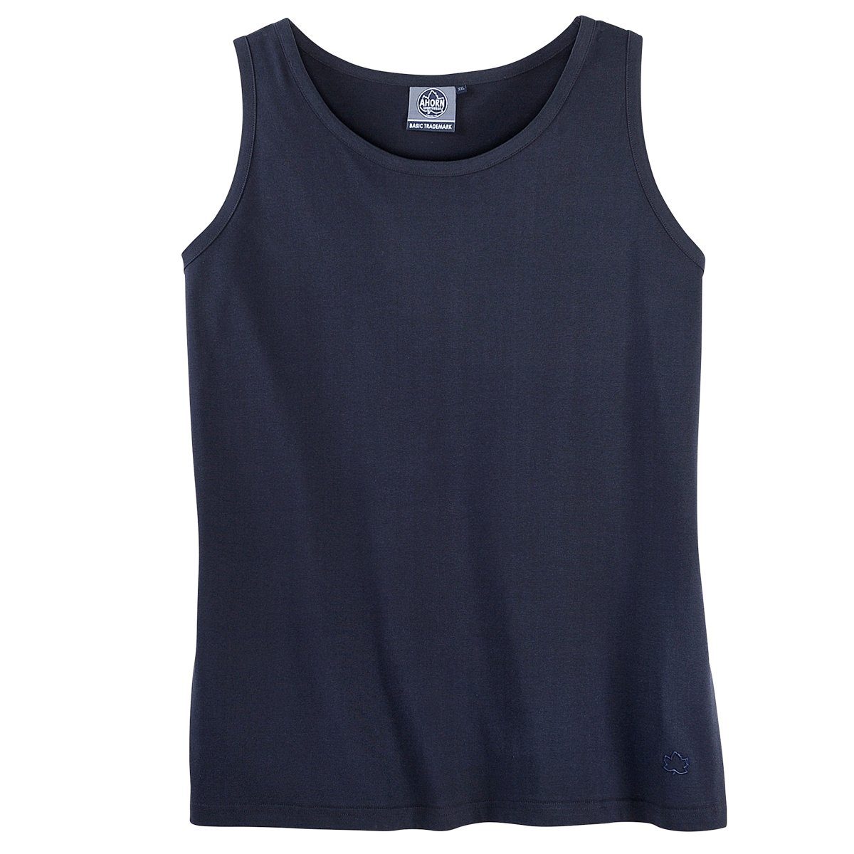 Muscleshirt Ahorn Sportswear Achselshirt Übergröße dunkelblau