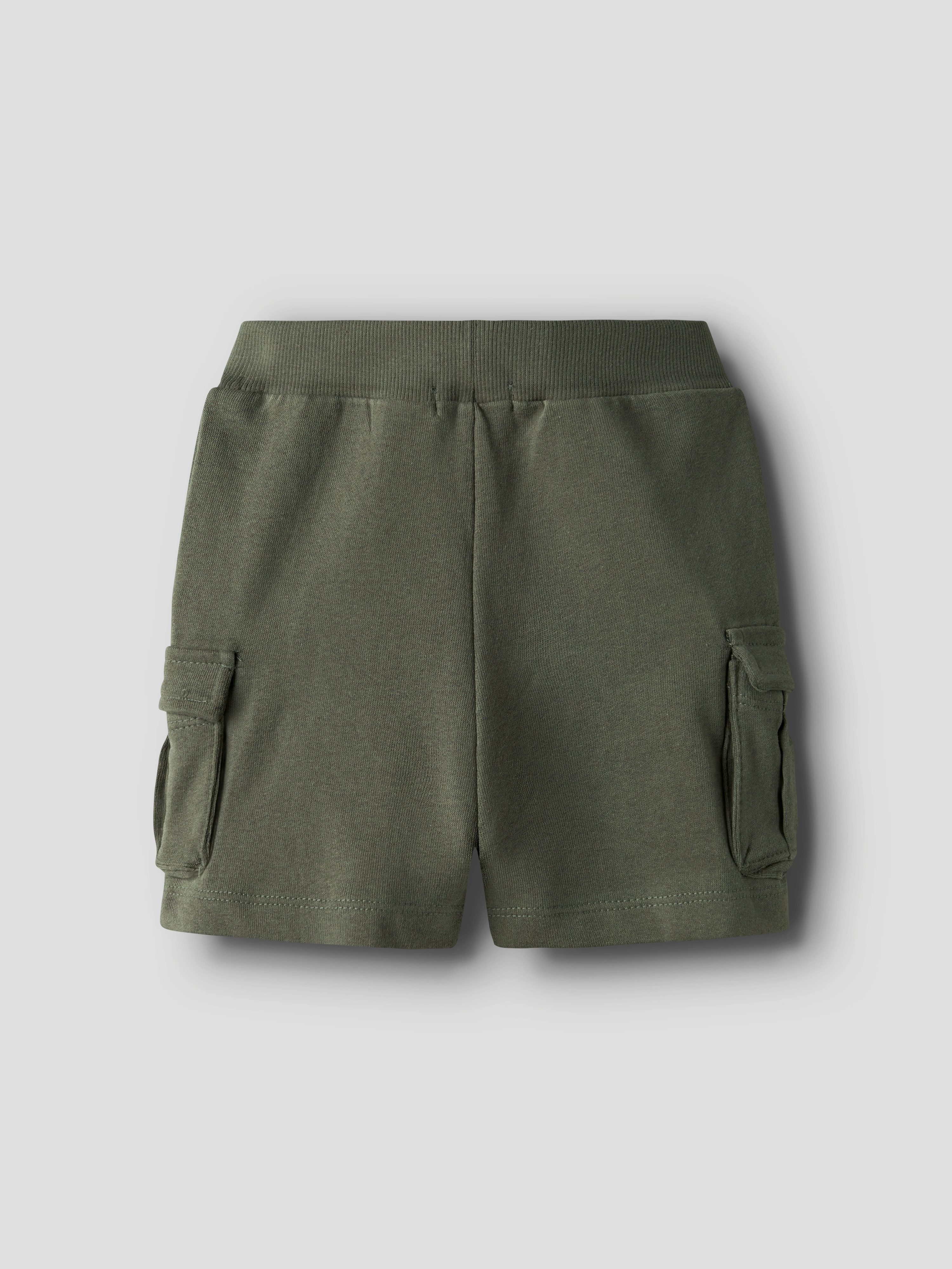 Name It Sweatshorts NMMOLI SWEAT SHORTS UNB NOOS Baumwollmischung, verstellbarer und elastischer Bund, Cargotaschen