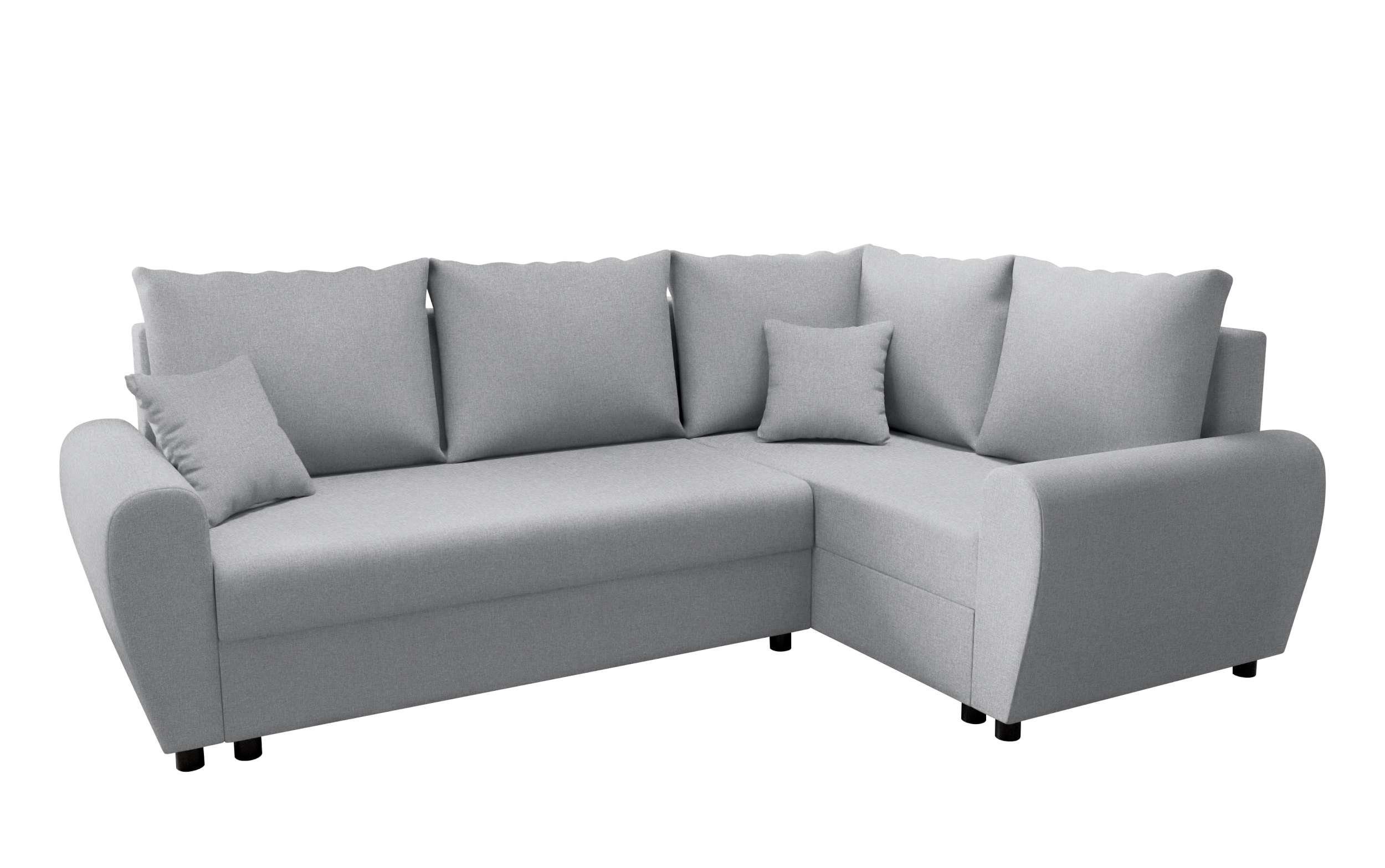mit Bettkasten, Bettfunktion, Ecksofa Design Stylefy Modern Valence, mit Sitzkomfort, Eckcouch, L-Form, Sofa,