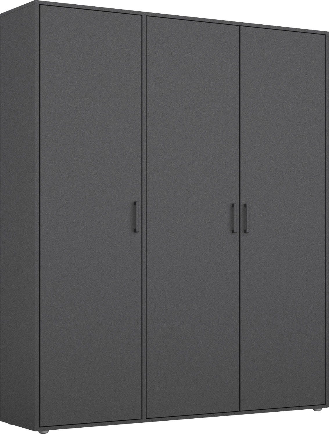rauch Kleiderschrank VOYAGER Garderobe Wäscheschrank Schlafzimmer (in 3 verschiedenen Ausstattungen BASIC/CLASSIC/PREMIUM) mit 2 modernen Griffvarianten, viel Stauraum MADE IN GERMANY