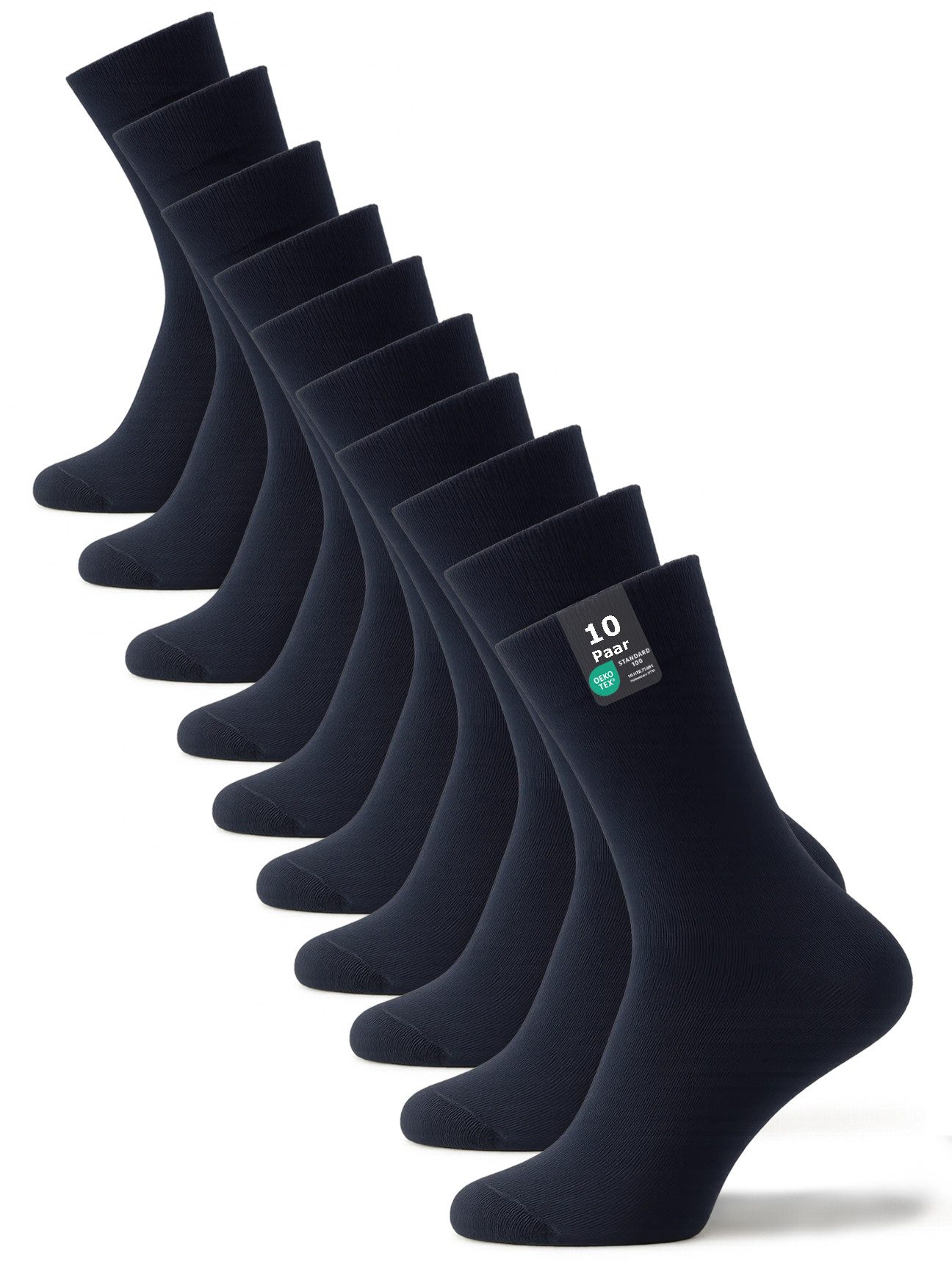 Cotton Prime® Socken Baumwollsocken - Back to Basic (10-Paar) in angenehmer günstig online kaufen