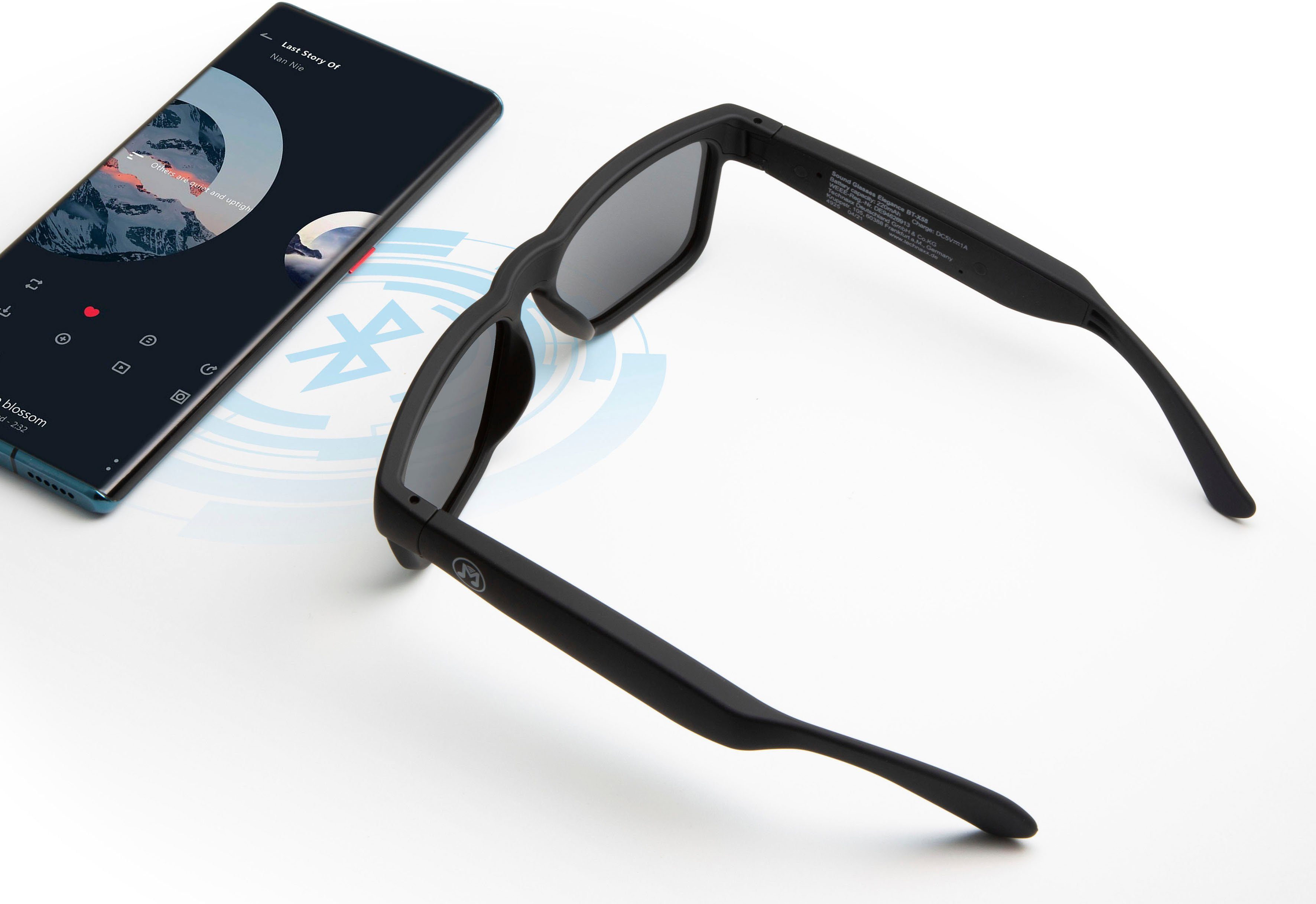 Technaxx Glasses Elegance BT-X58 (Bluetooth) Sound Bluetooth-Soundbrille
