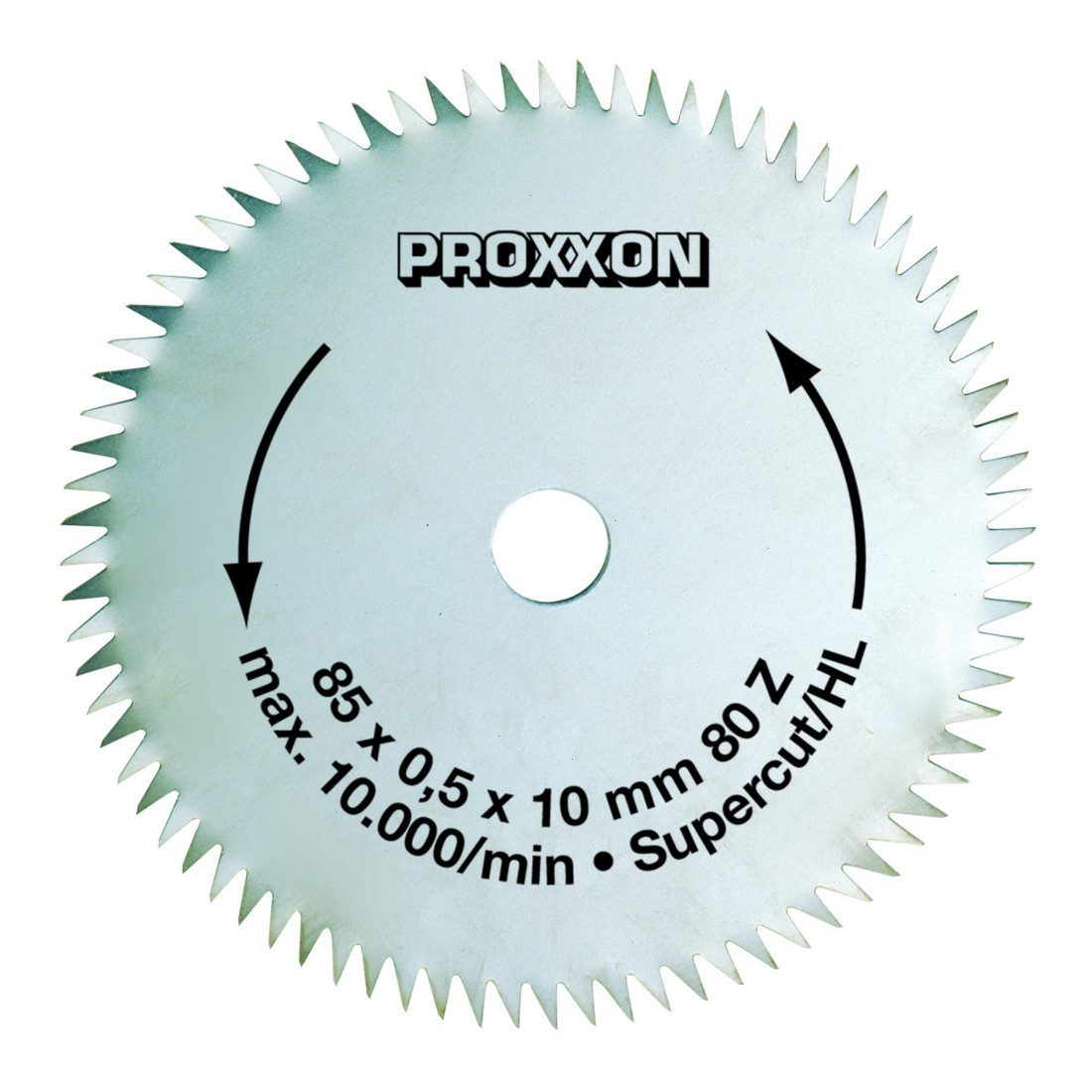 PROXXON INDUSTRIAL Kreissägeblatt Proxxon Kreissägeblatt Super-Cut, 85 mm, 80 Zähne