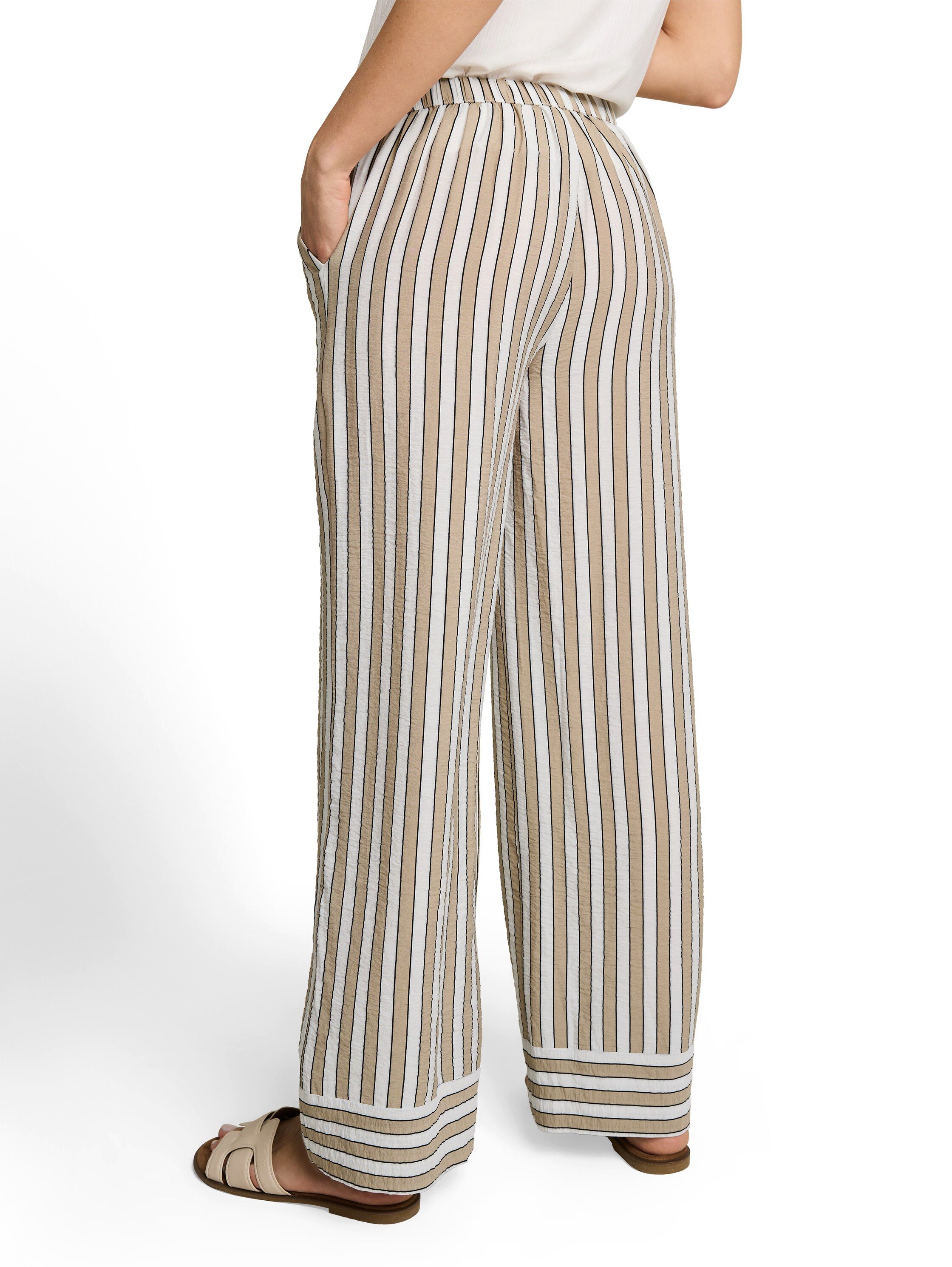 TOM TAILOR Stoffhose mit Streifen Muster